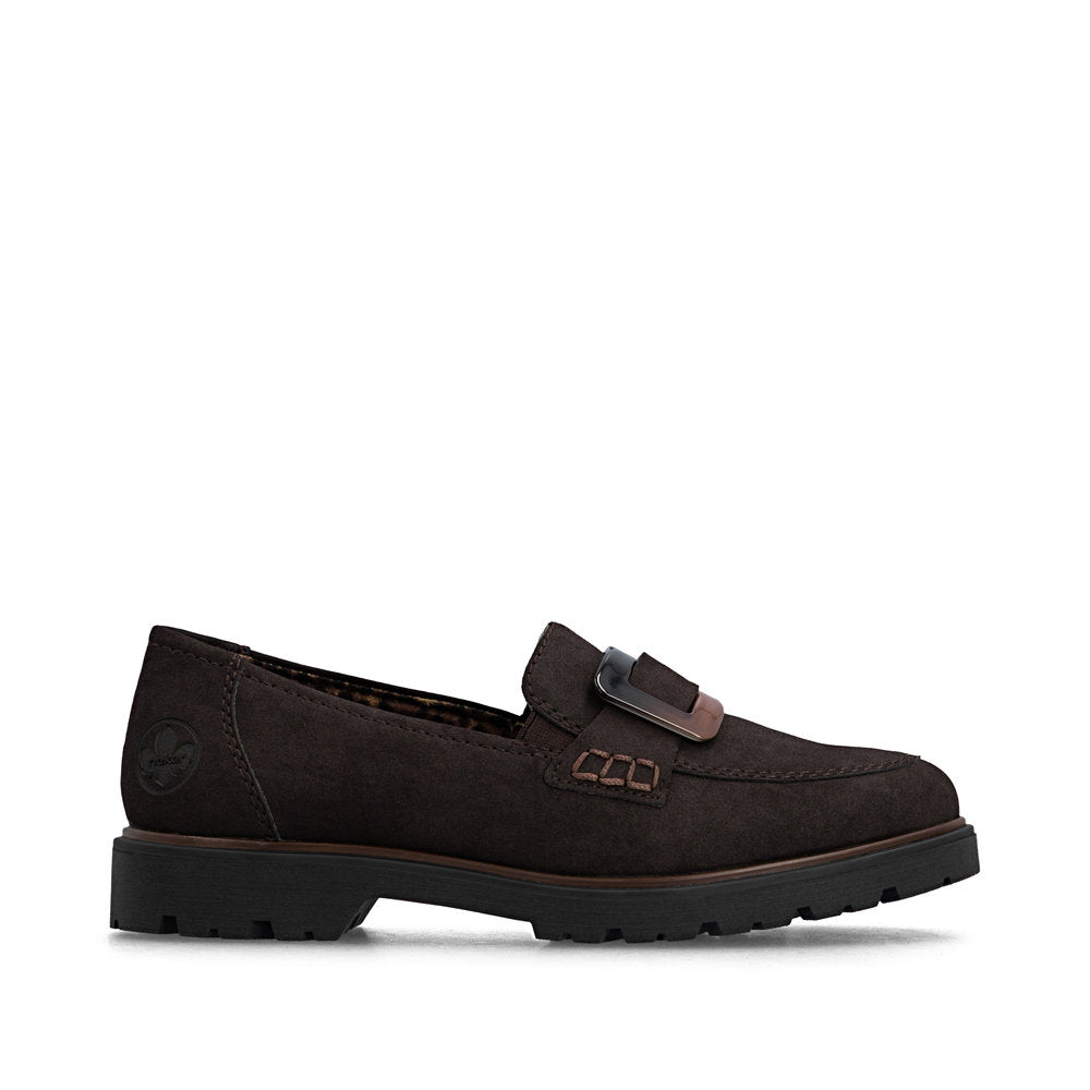 Rieker Women's Brown Loafer Shoe | 45553-25