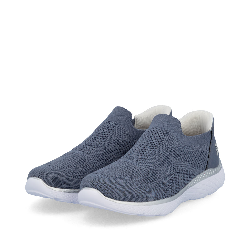 Blue Elasticated Shoes for Women | Rieker M5072-10
