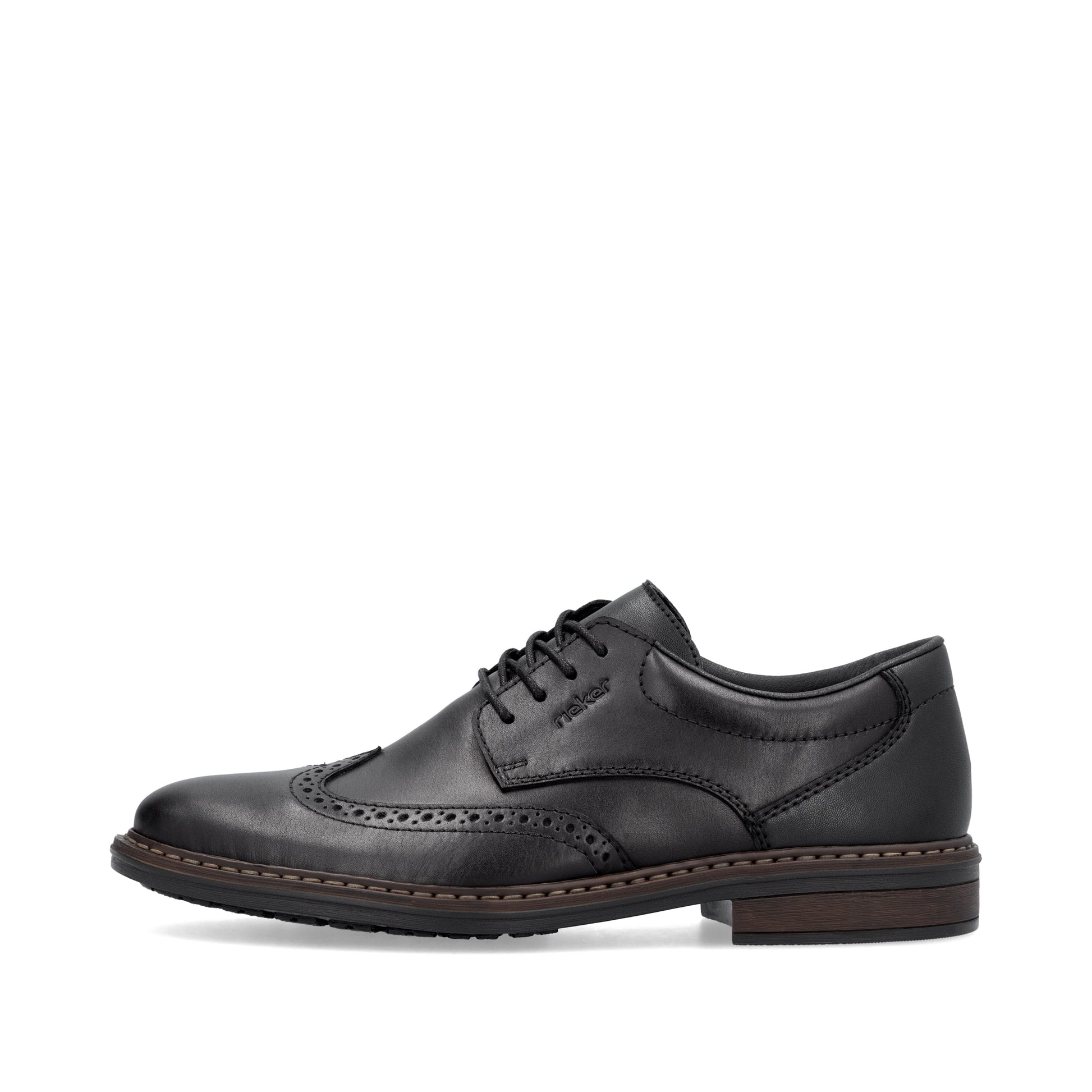 Black Elasticated Shoes for Men | Rieker 17620-00