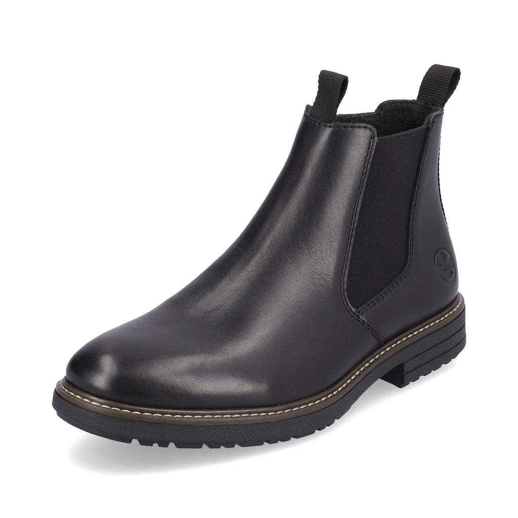 Black Zip Boots for Men | Rieker 33180-00