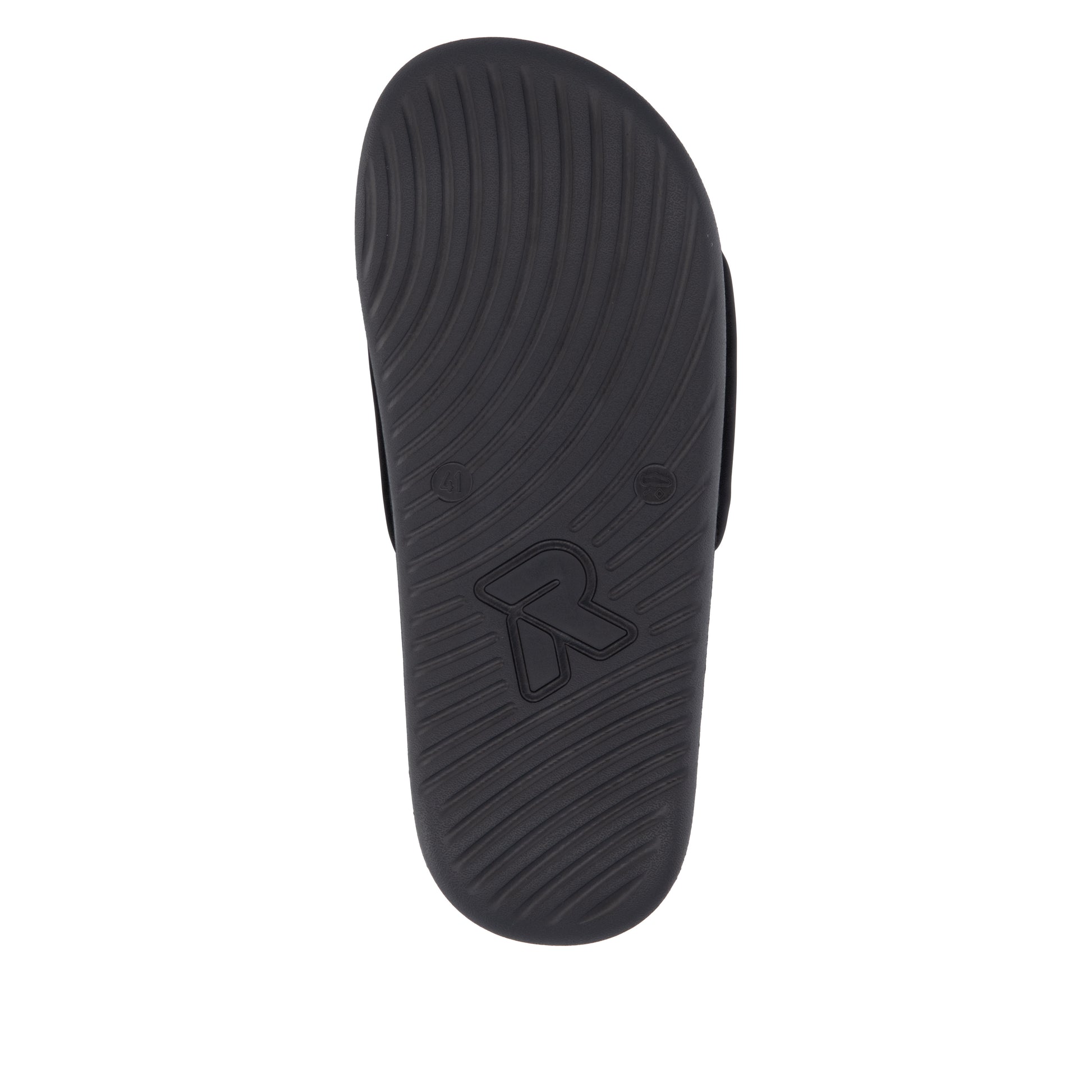 Black Slip-On Sandals for Men | Rieker U3250-00
