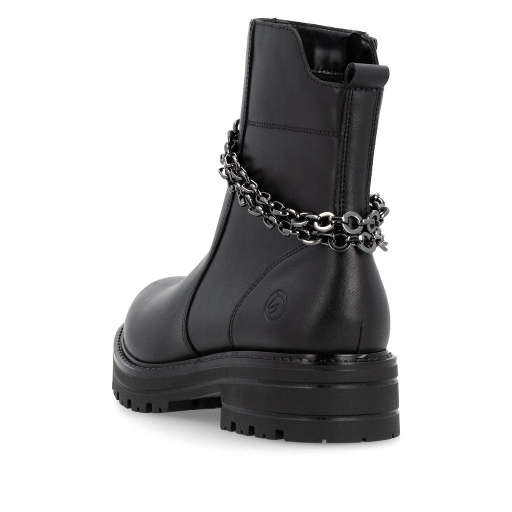 Black Zip Boots for Women | Remonte D2285-00