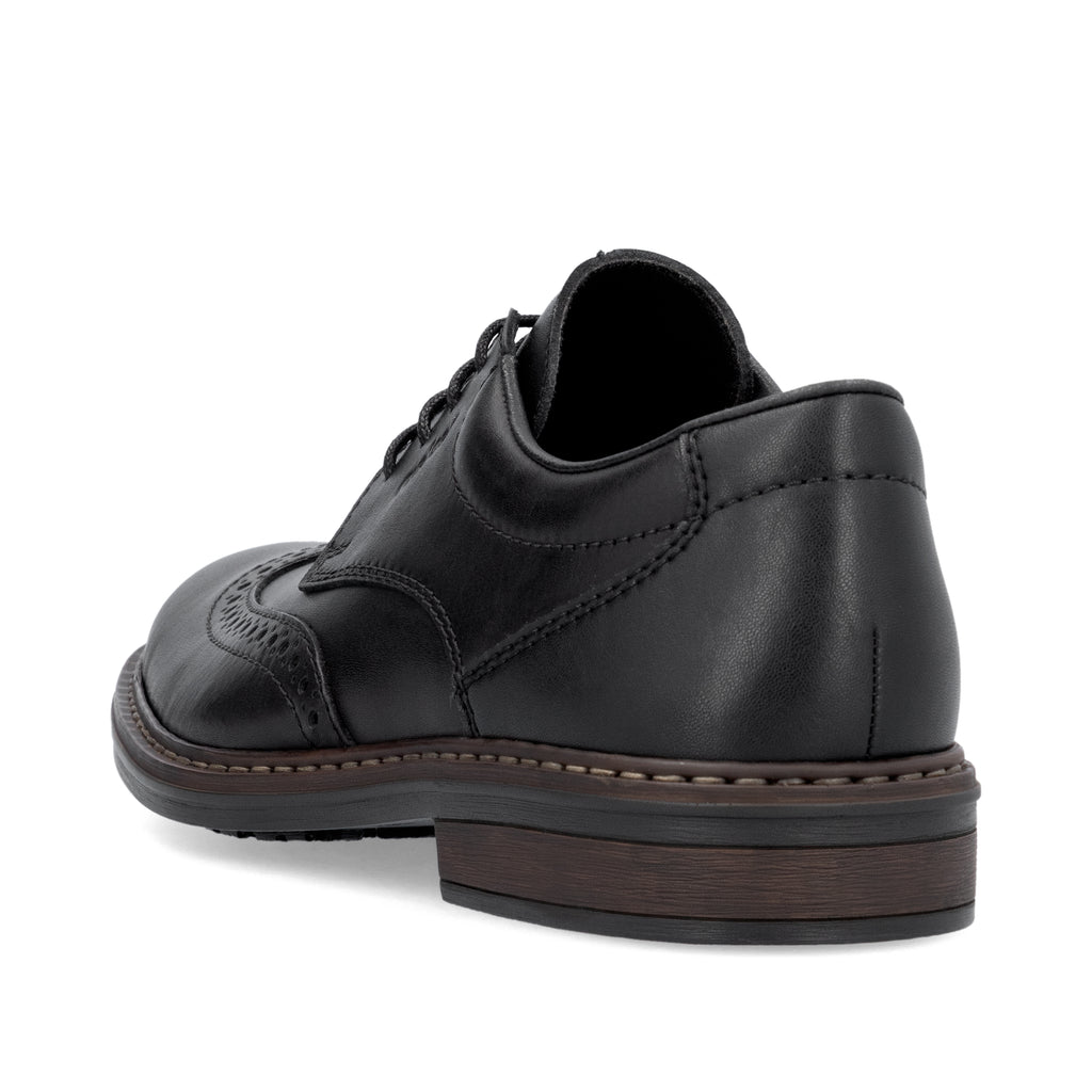 Black Elasticated Shoes for Men | Rieker 17620-00