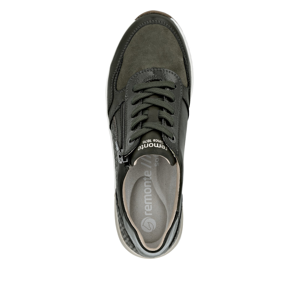 Green Zip Shoes for Women | Remonte D0T16-54