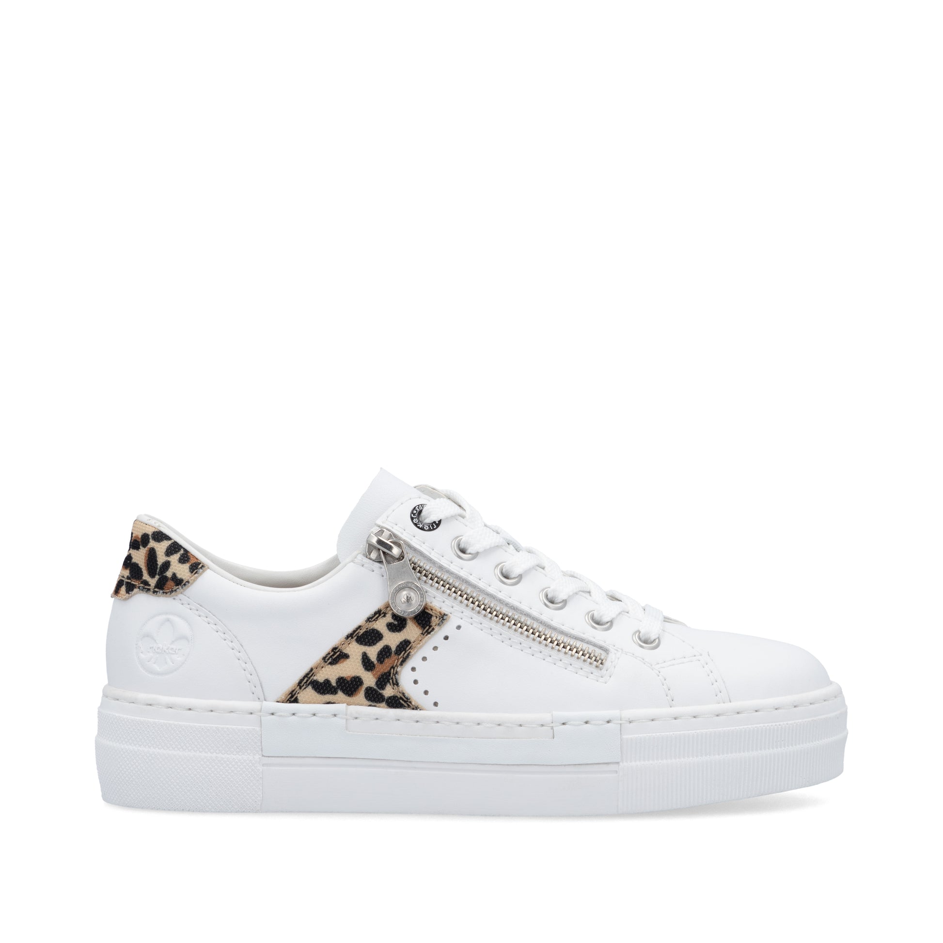 White Zip Shoes for Women | Rieker N4924-81