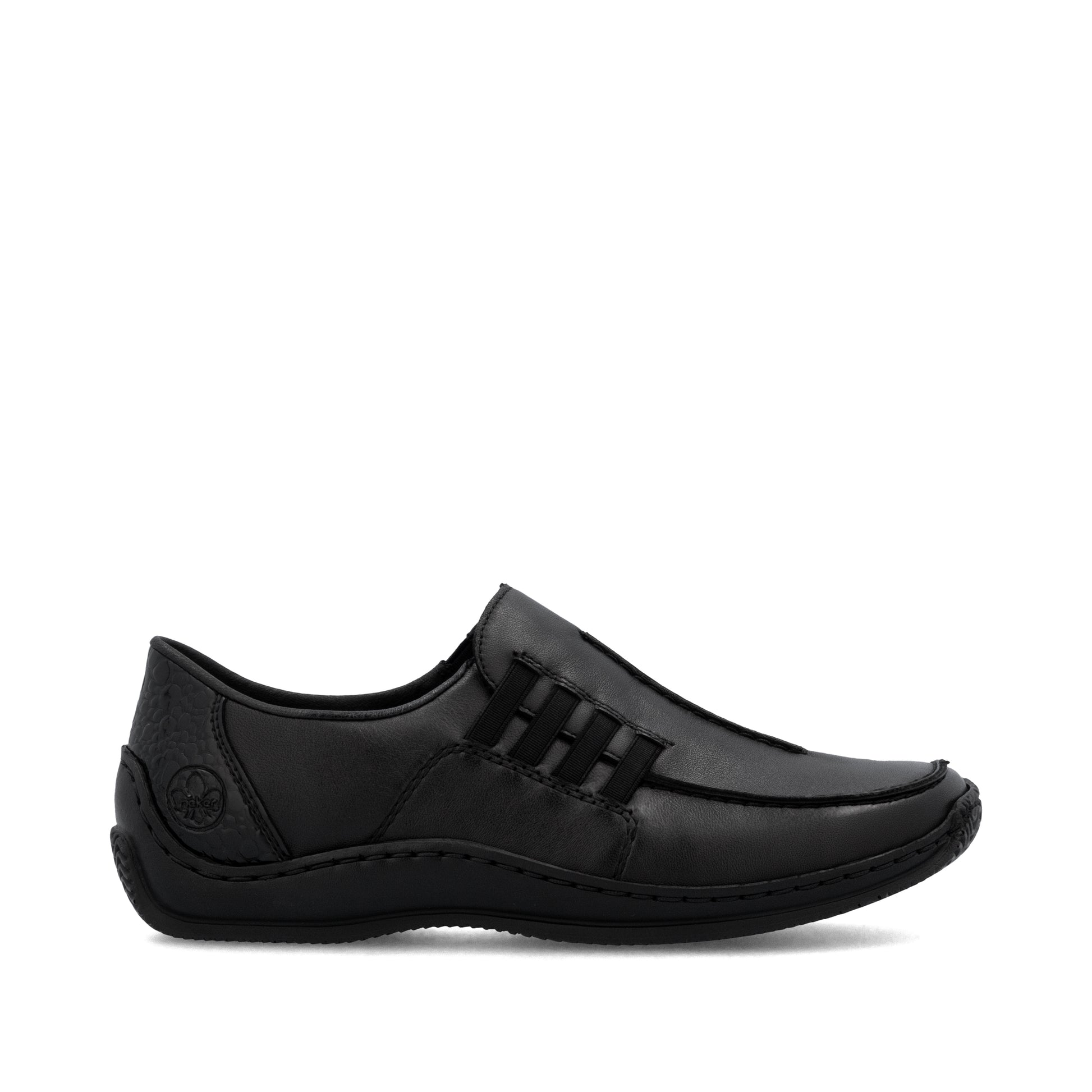 Black Elasticated Shoes for Women | Rieker L1777-00