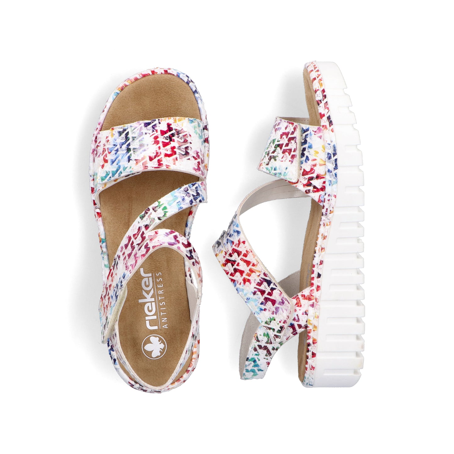 Rieker Woman's Sandals - Multi-Coloured | V1364-90