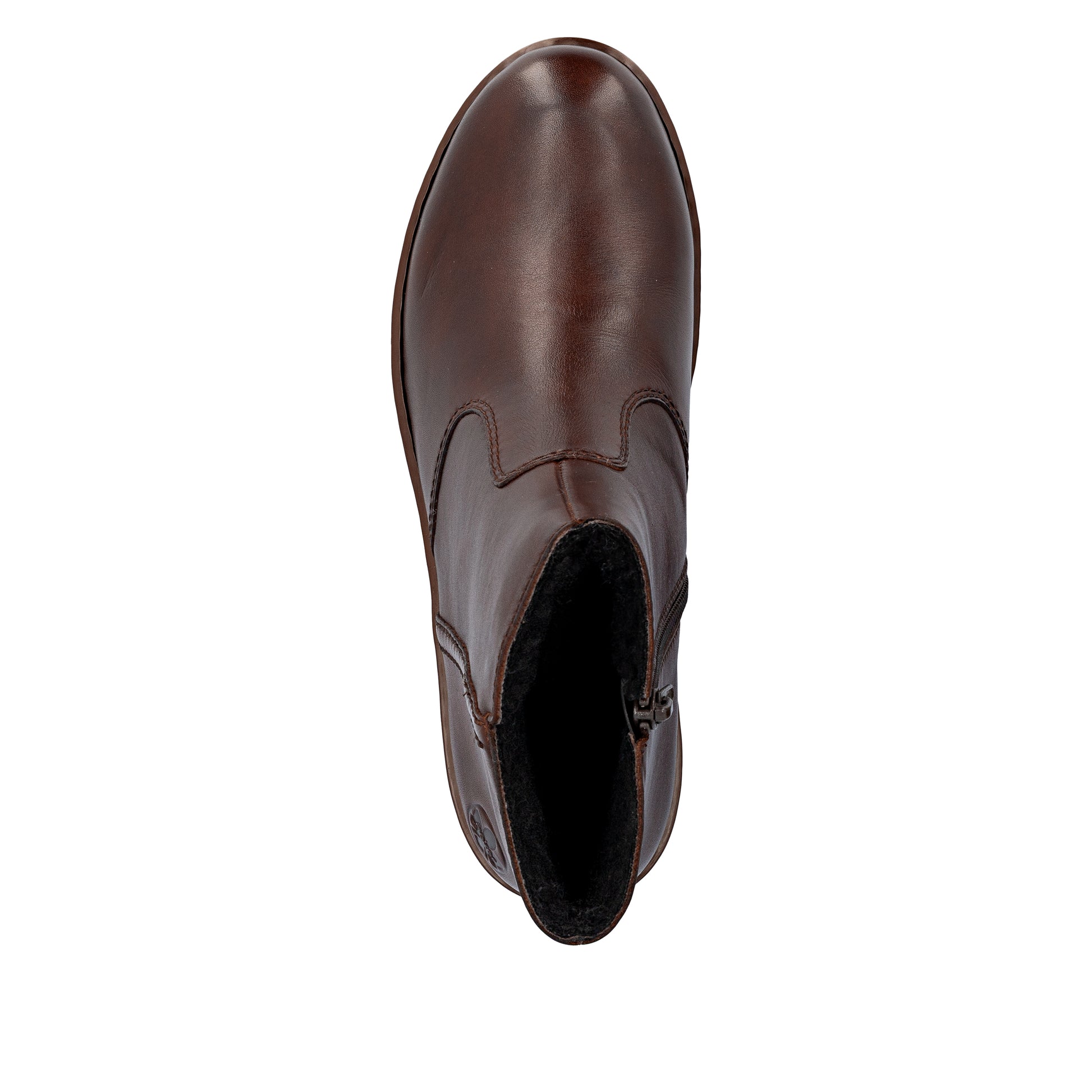 Brown Zip Boots for Women | Rieker X9165-27