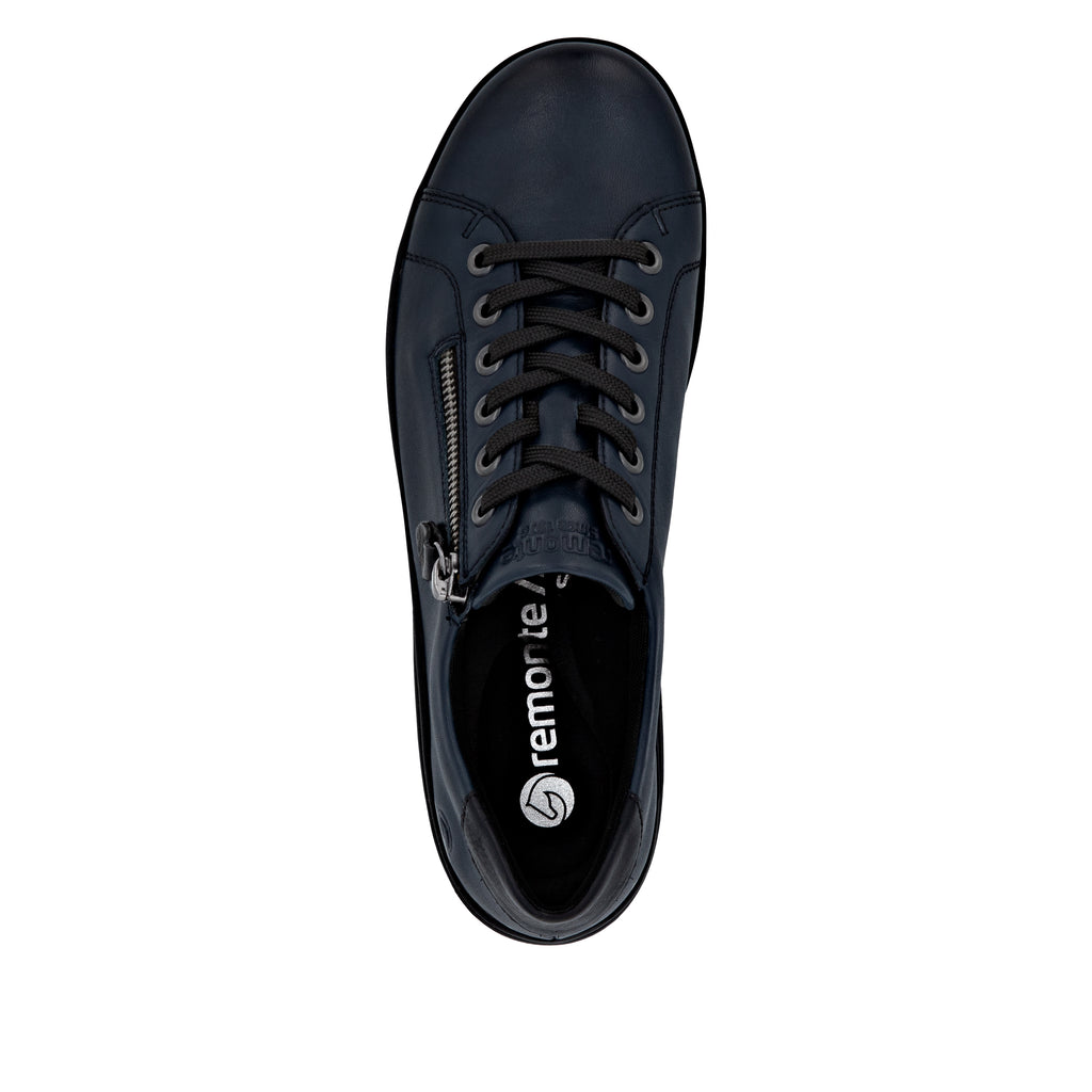 Blue Zip Shoes for Women | Remonte D1E03-14