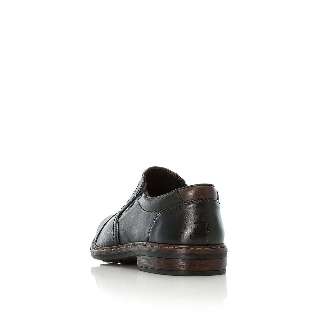 Black Elasticated Shoes for Men | Rieker 17659-00