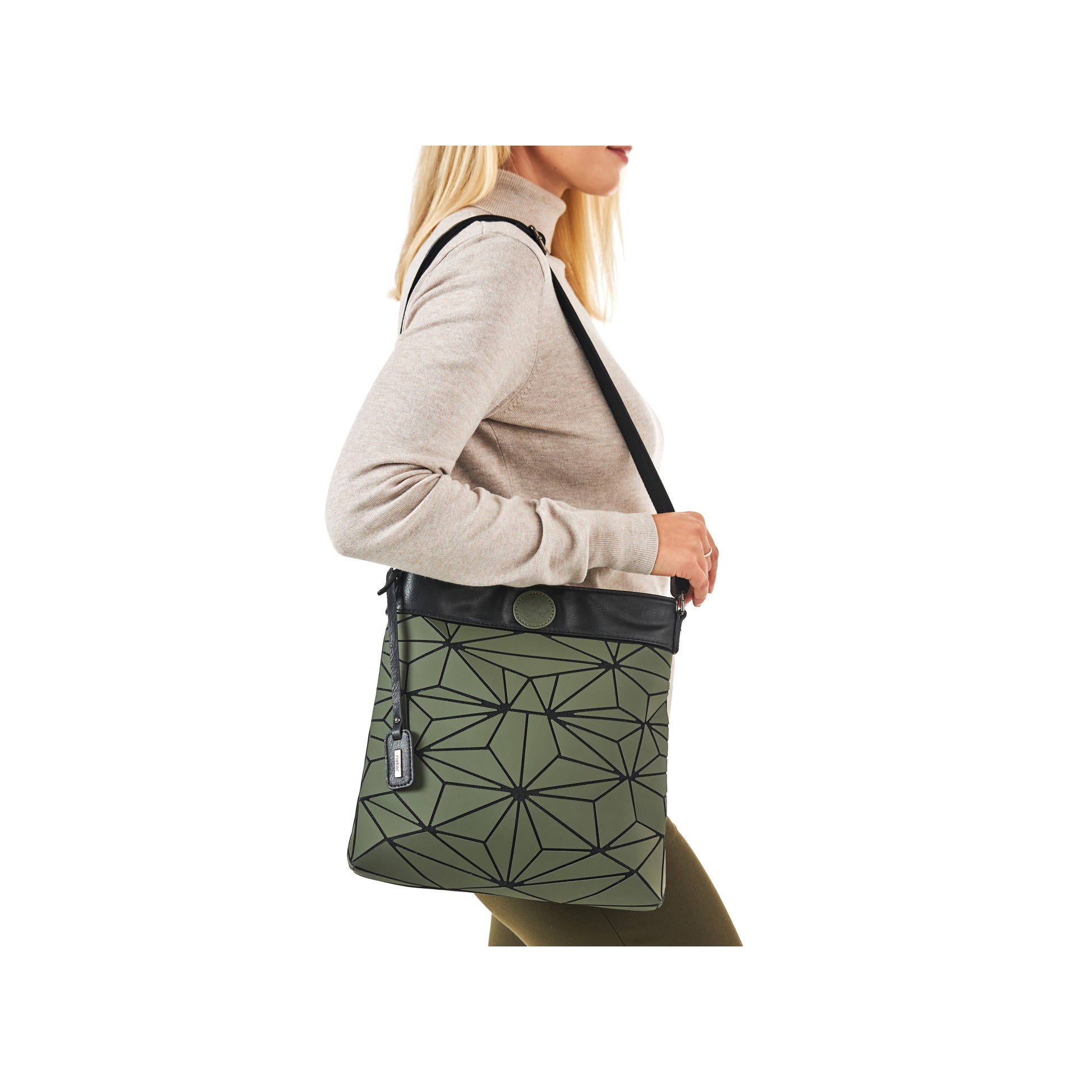 Green Zip Bags for Women | Rieker H1316-54