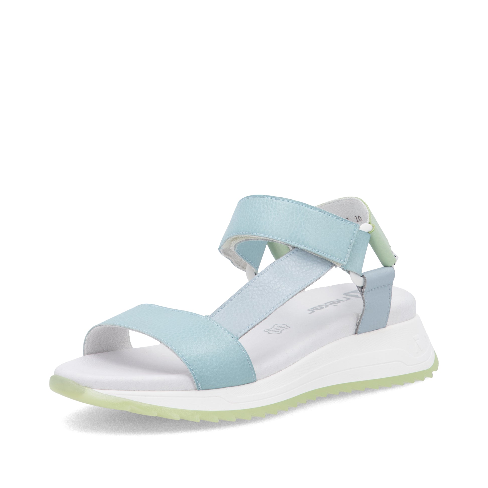 Blue Hook & Loop Sandals for Women | Rieker W2951-10