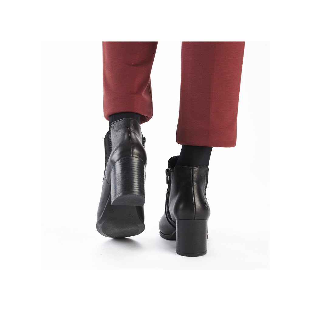 Black Zip Boots for Women | Rieker 50194-00