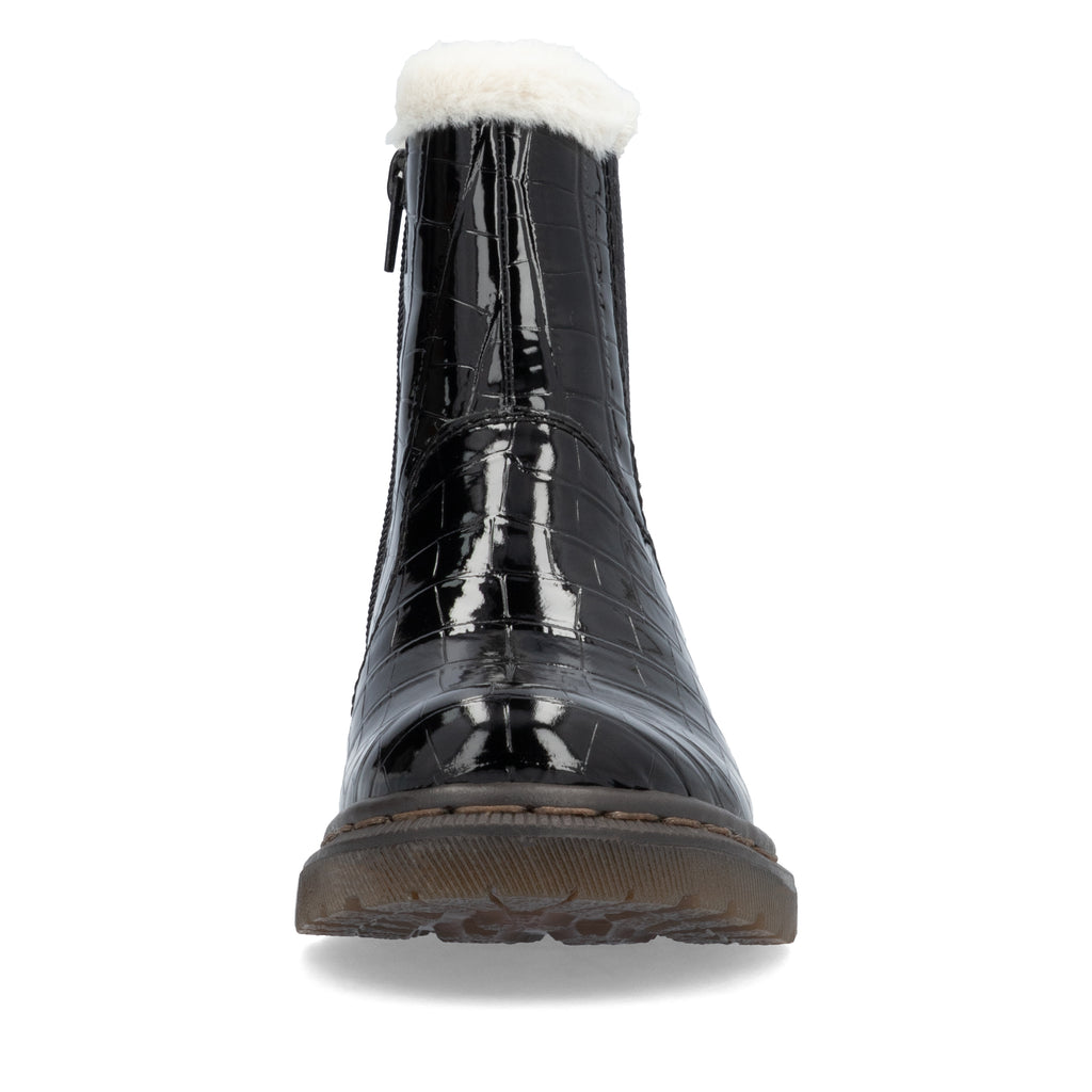 Black Zip Boots for Women | Rieker 78250-00