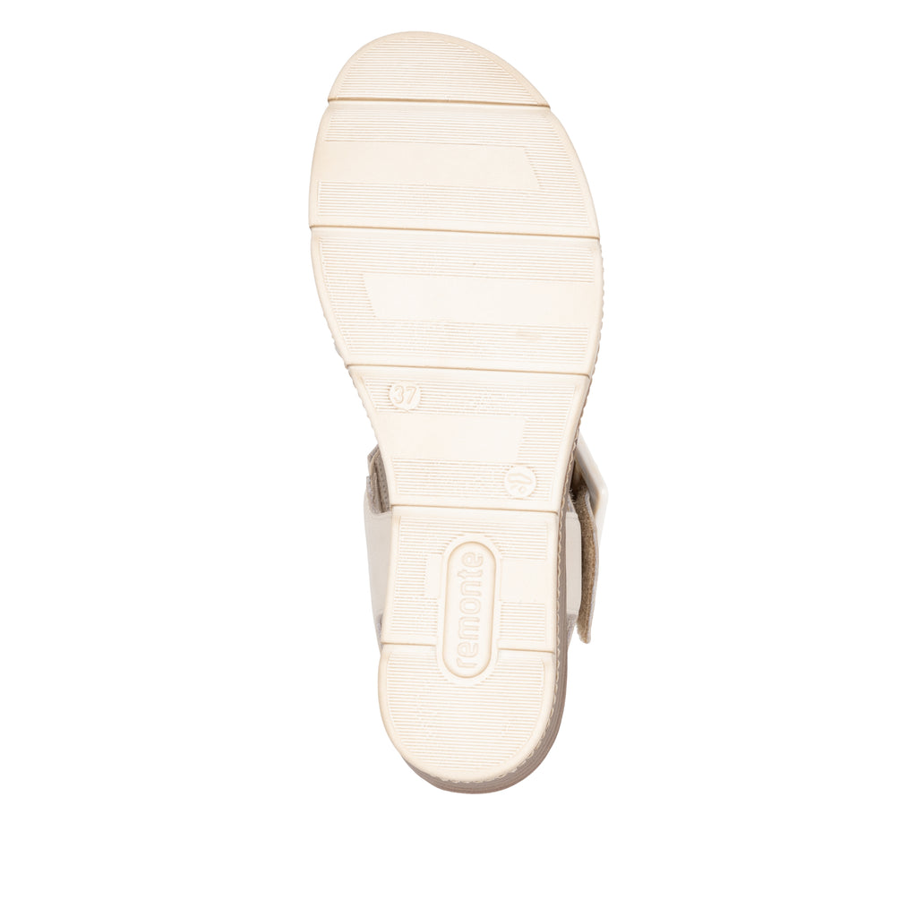 Beige Hook & Loop Sandals for Women | Remonte D2L53-60
