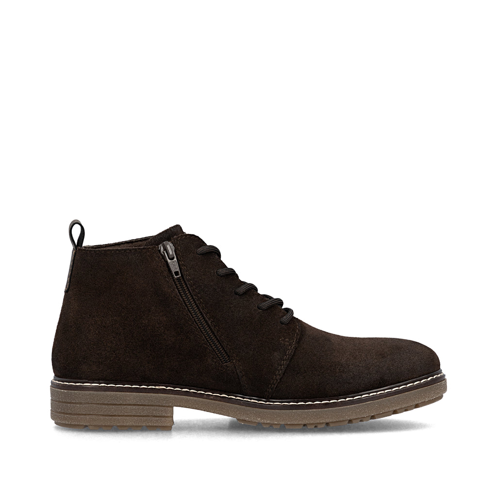 Brown Zip Boots for Men | Rieker 33106-25