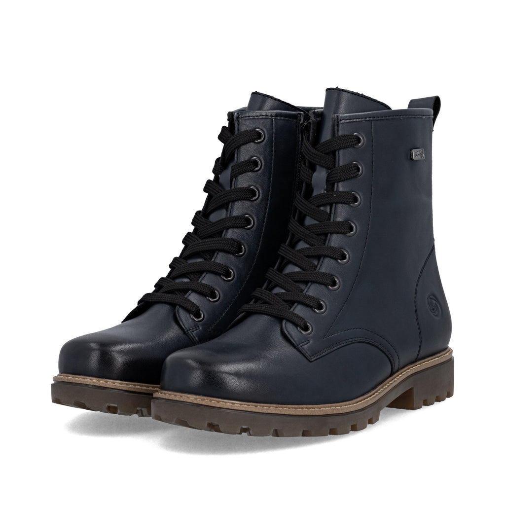 Blue Zip Boots for Women | Remonte D3C70-14