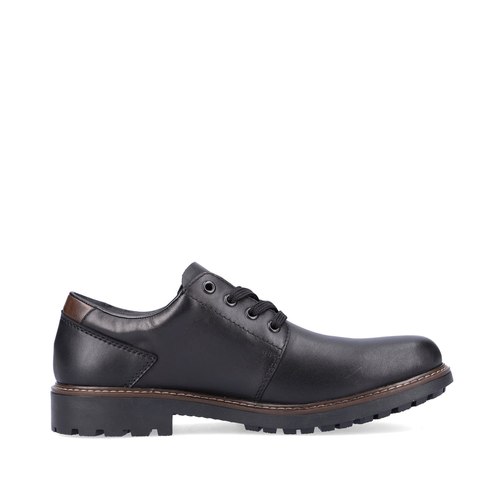 Black Elasticated Shoes for Men | Rieker F4611-00