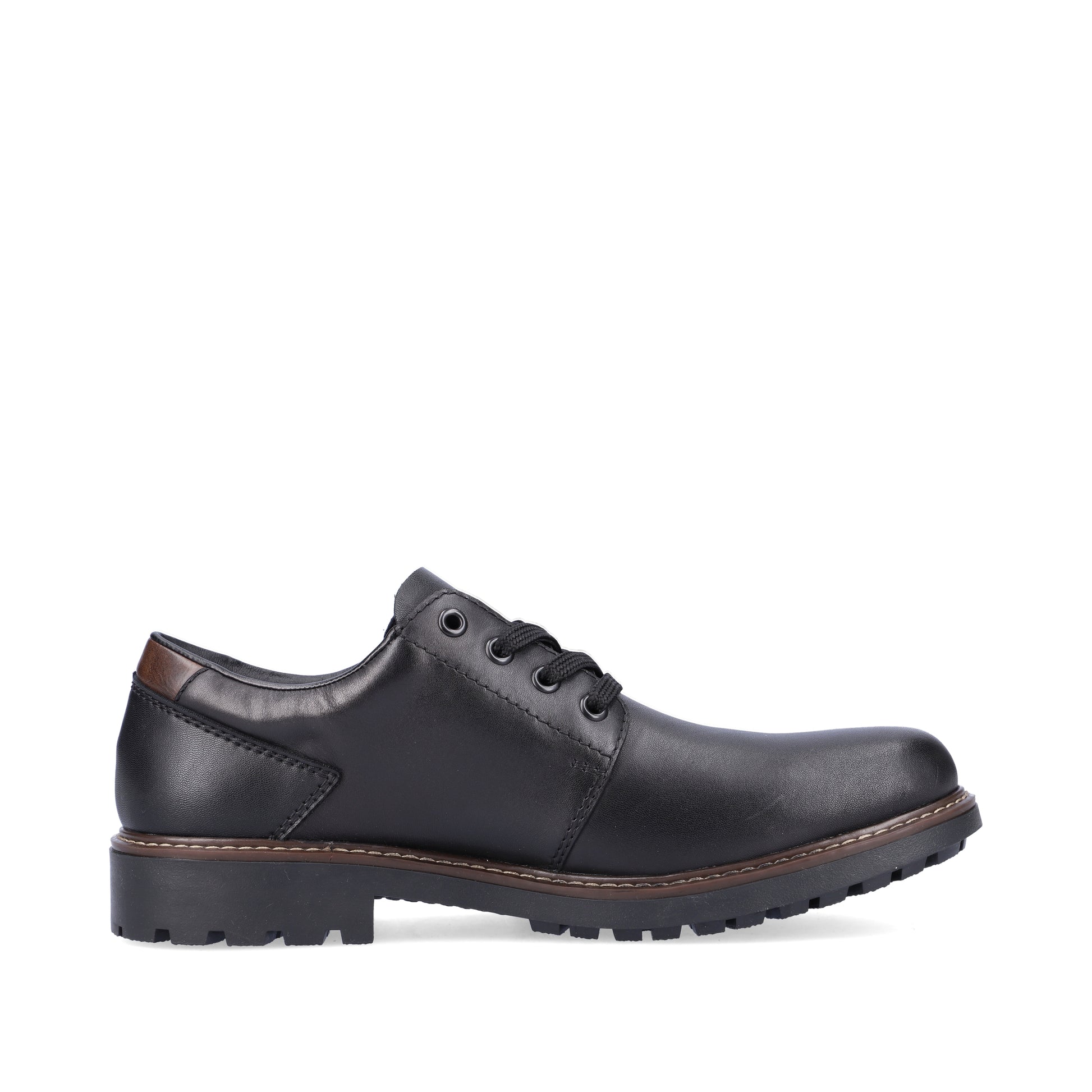 Black Elasticated Shoes for Men | Rieker F4611-00