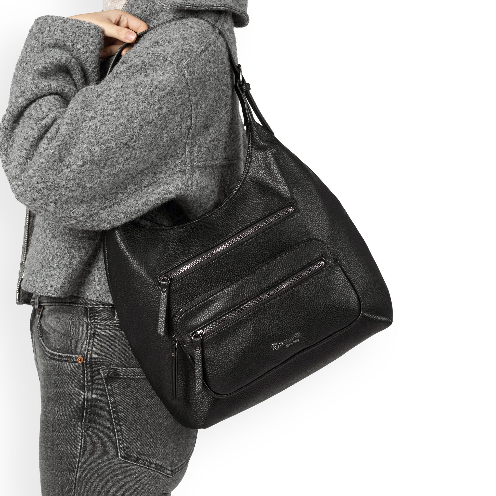 Black Zip Bags for Women | Remonte Q0725-00