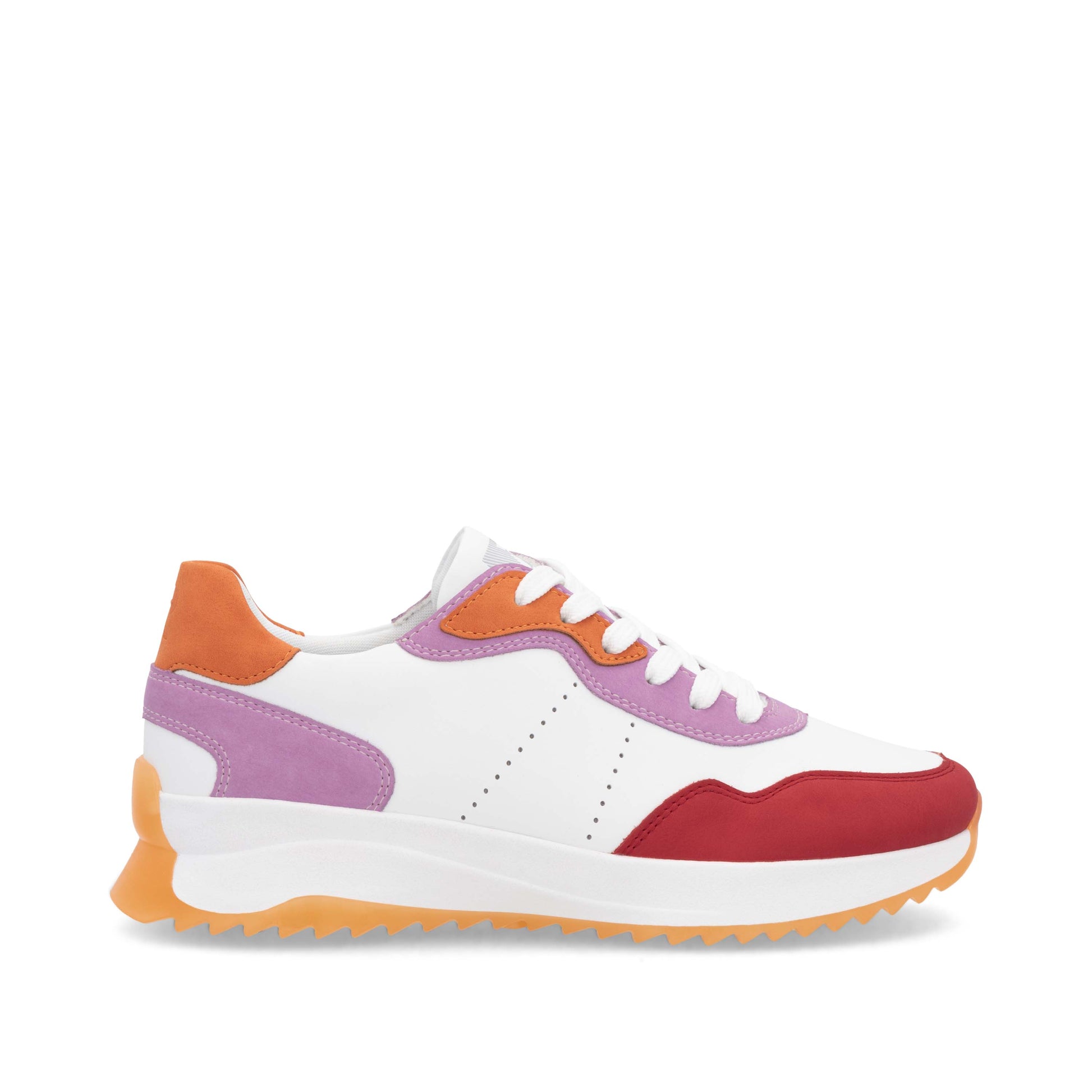 White Elasticated Shoes for Women | Rieker W1308-80