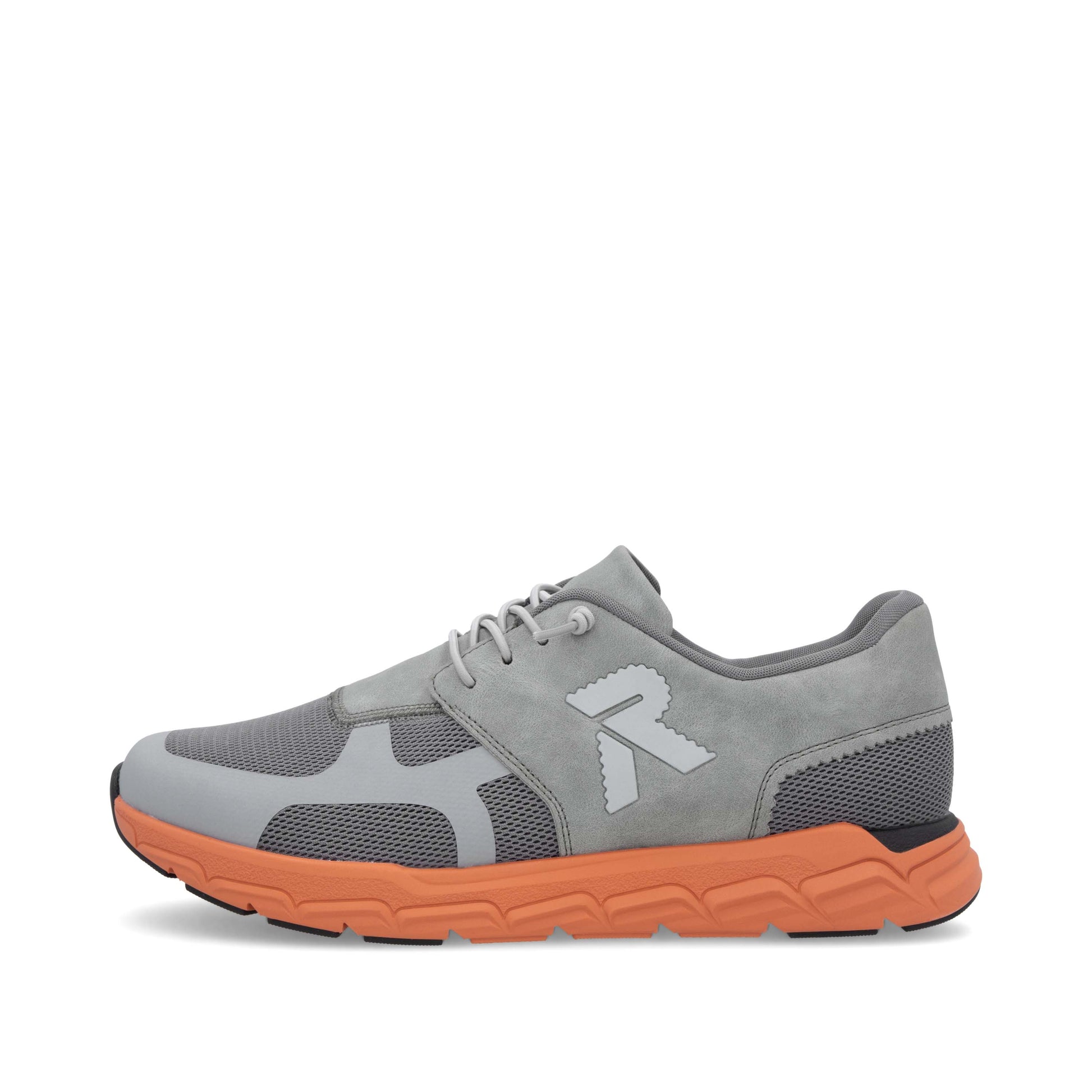Grey Elasticated Shoes for Men | Rieker 09100-45