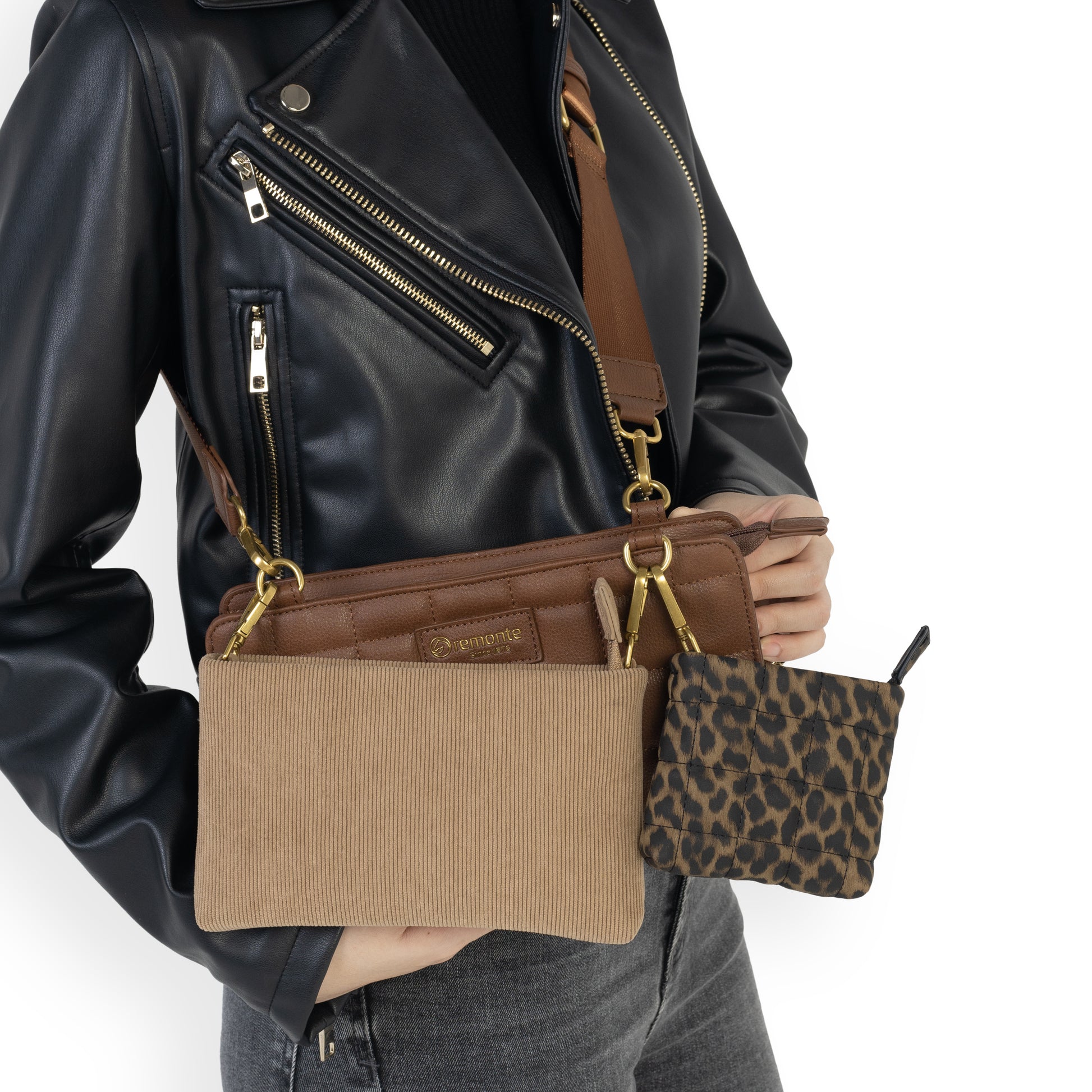 Brown Zip Bags for Women | Remonte Q0649-25