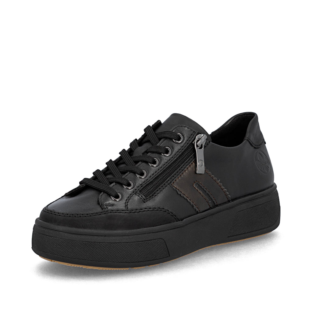 Black Zip Shoes for Women | Rieker M7711-00