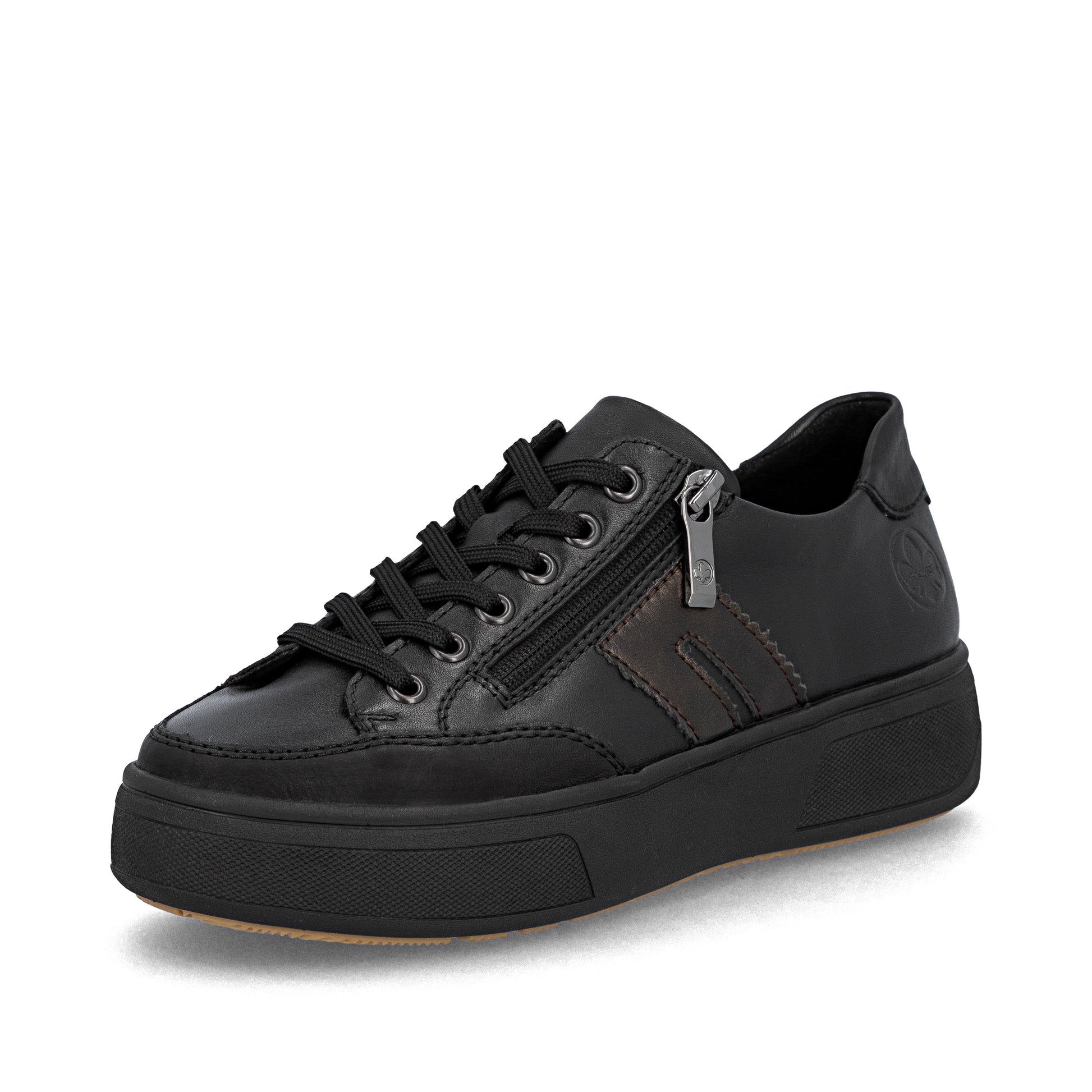 Black Zip Shoes for Women | Rieker M7711-00