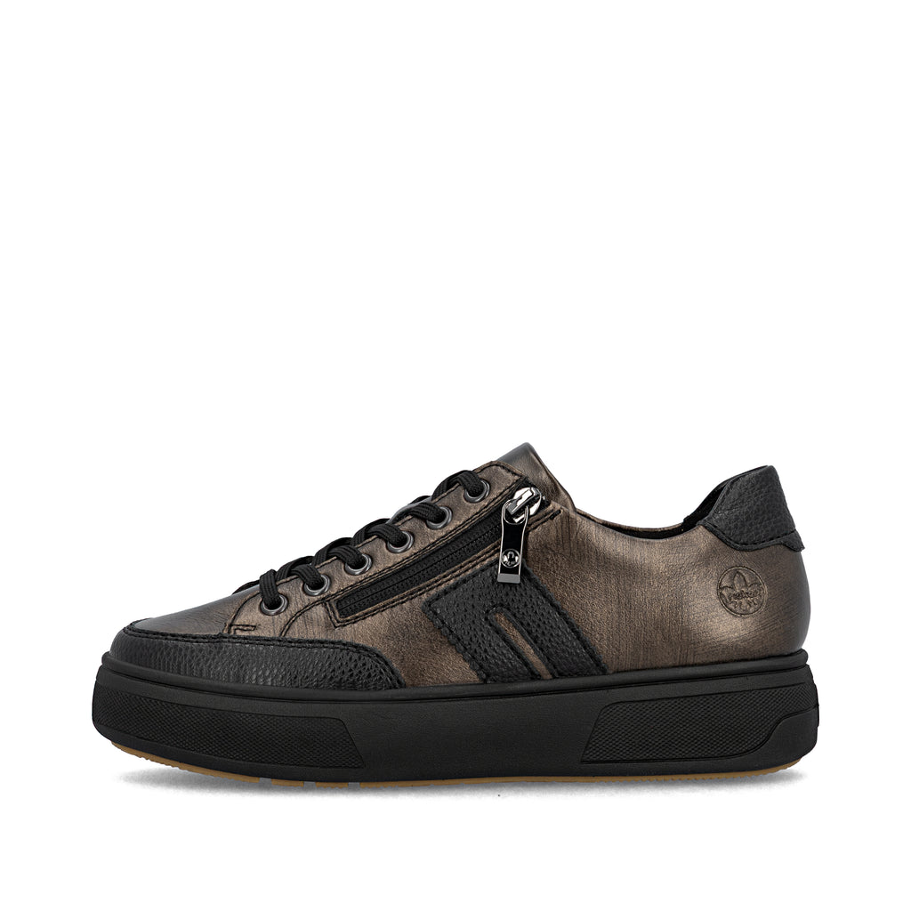 Brown Zip Shoes for Women | Rieker M7711-25