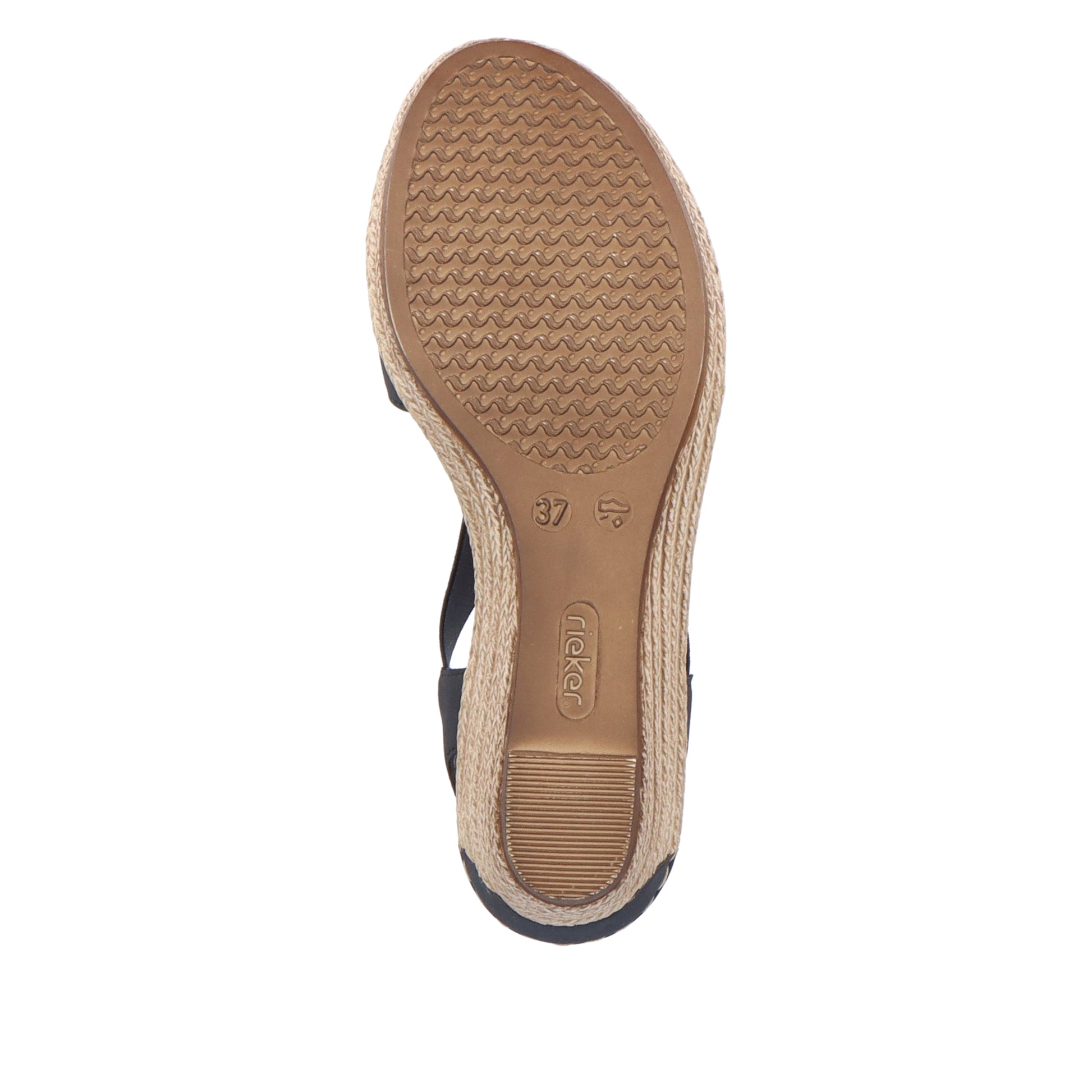 Blue Elasticated Sandals for Women | Rieker 624H6-14