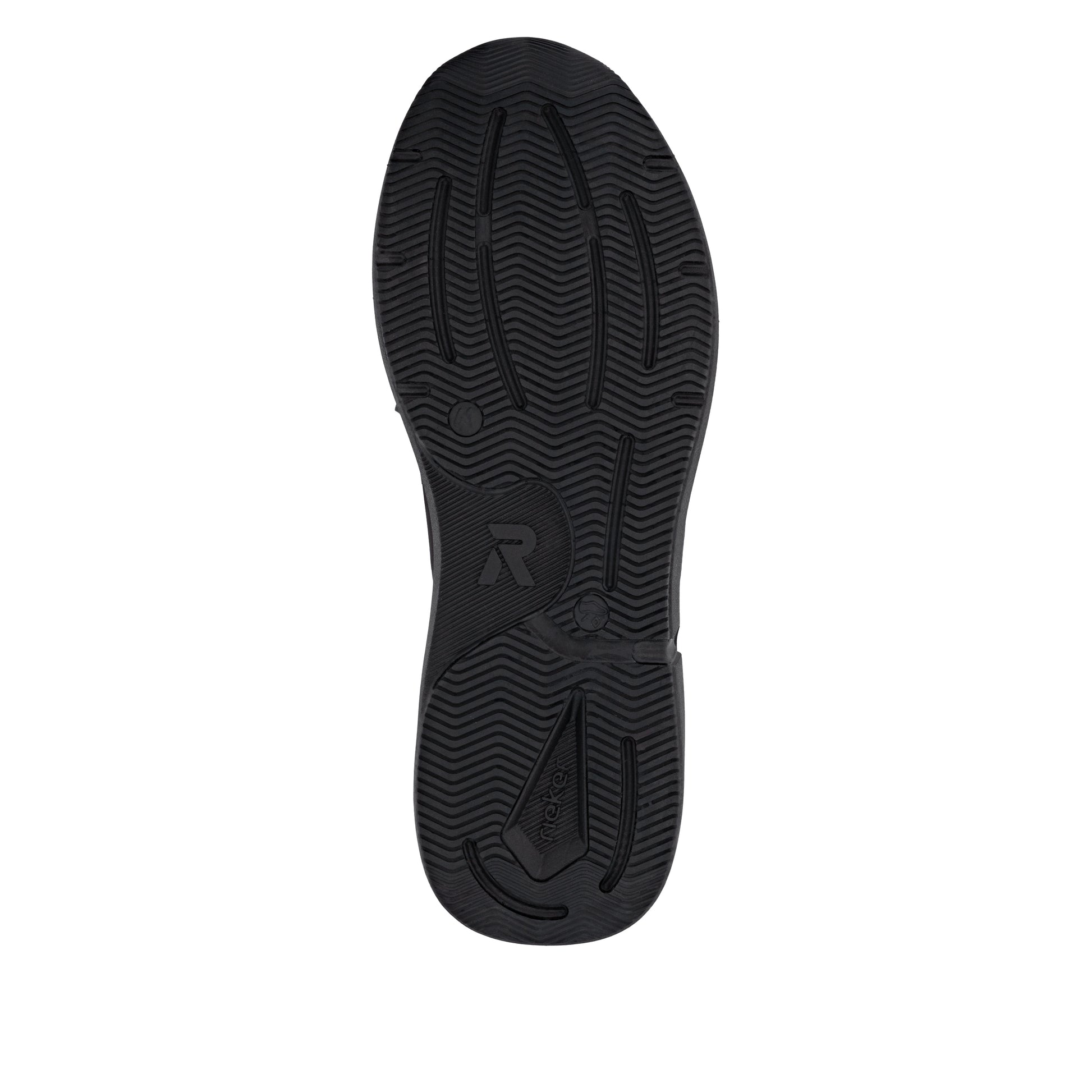 Black Elasticated Shoes for Men | Rieker U1403-01