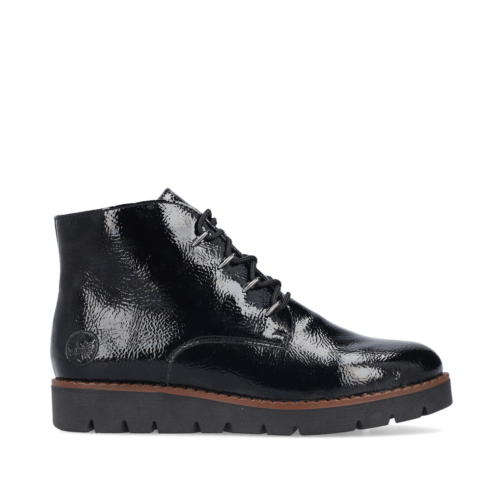 Black Zip Boots for Women | Rieker 44902-00