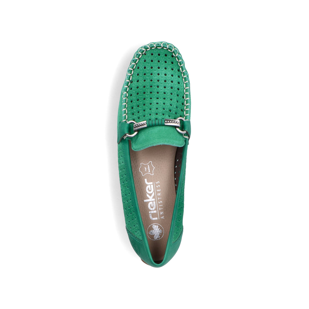 Green Slip-On Shoes for Women | Rieker 40253-54