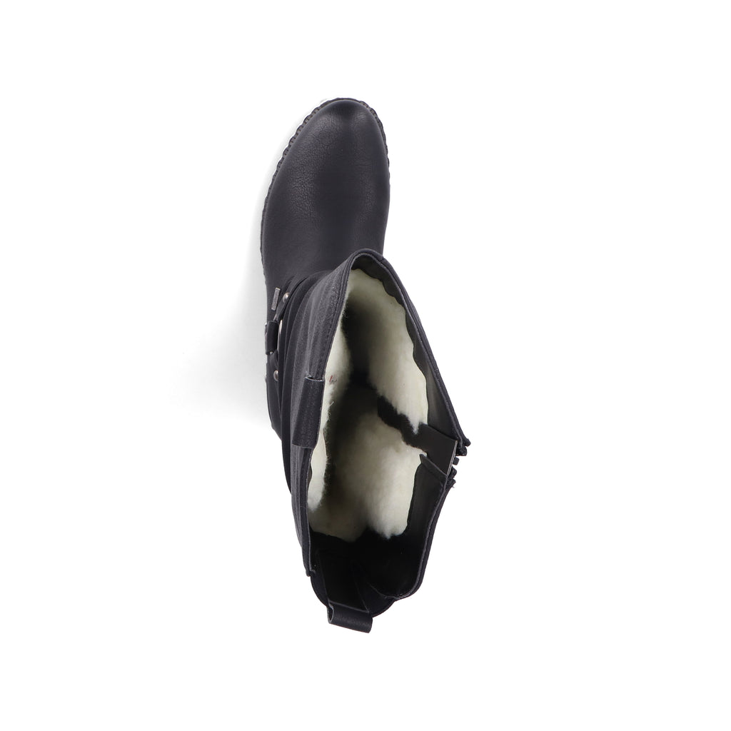 Black Zip Boots for Women | Rieker 93670-00