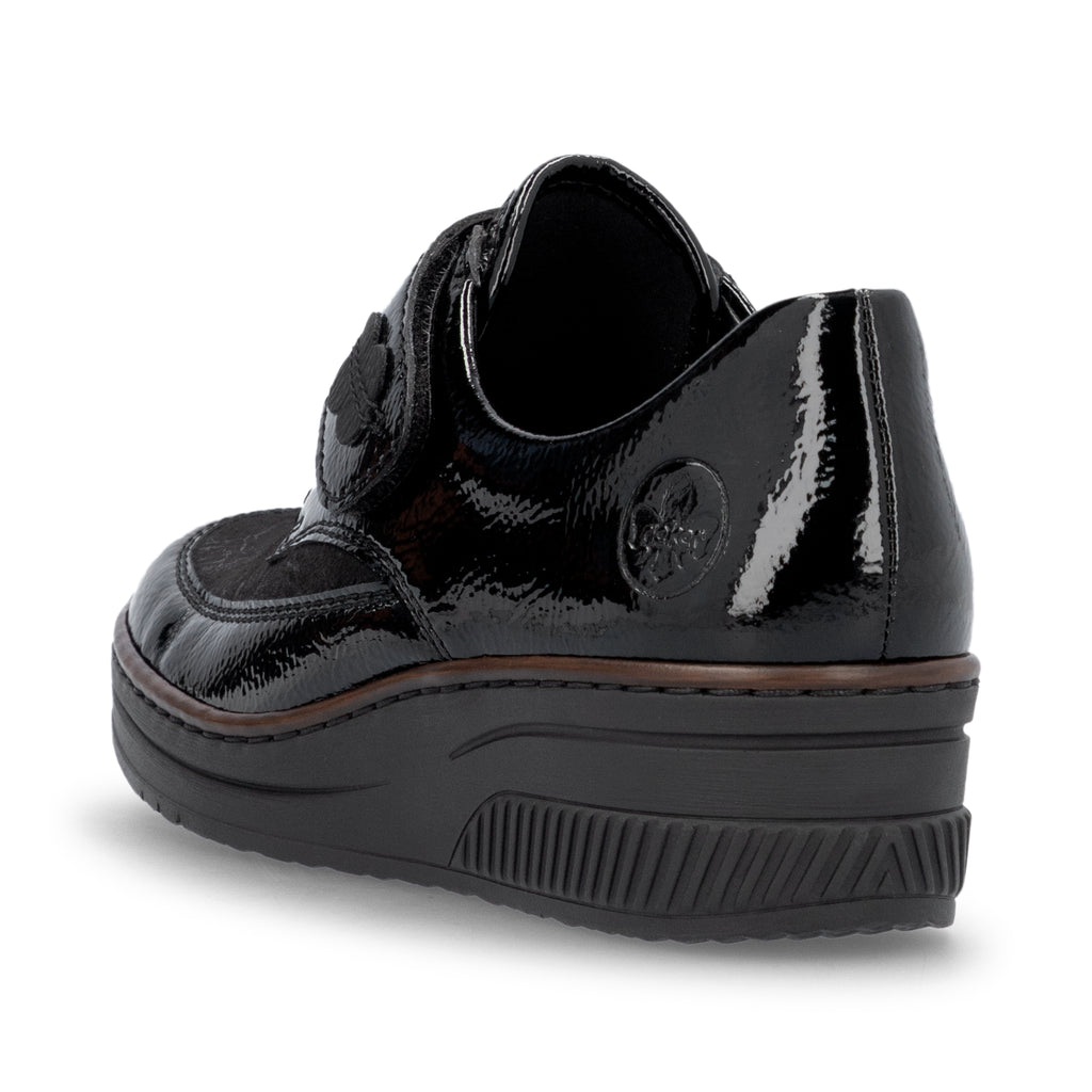 Black Hook & Loop Shoes for Women | Rieker 487C0-00