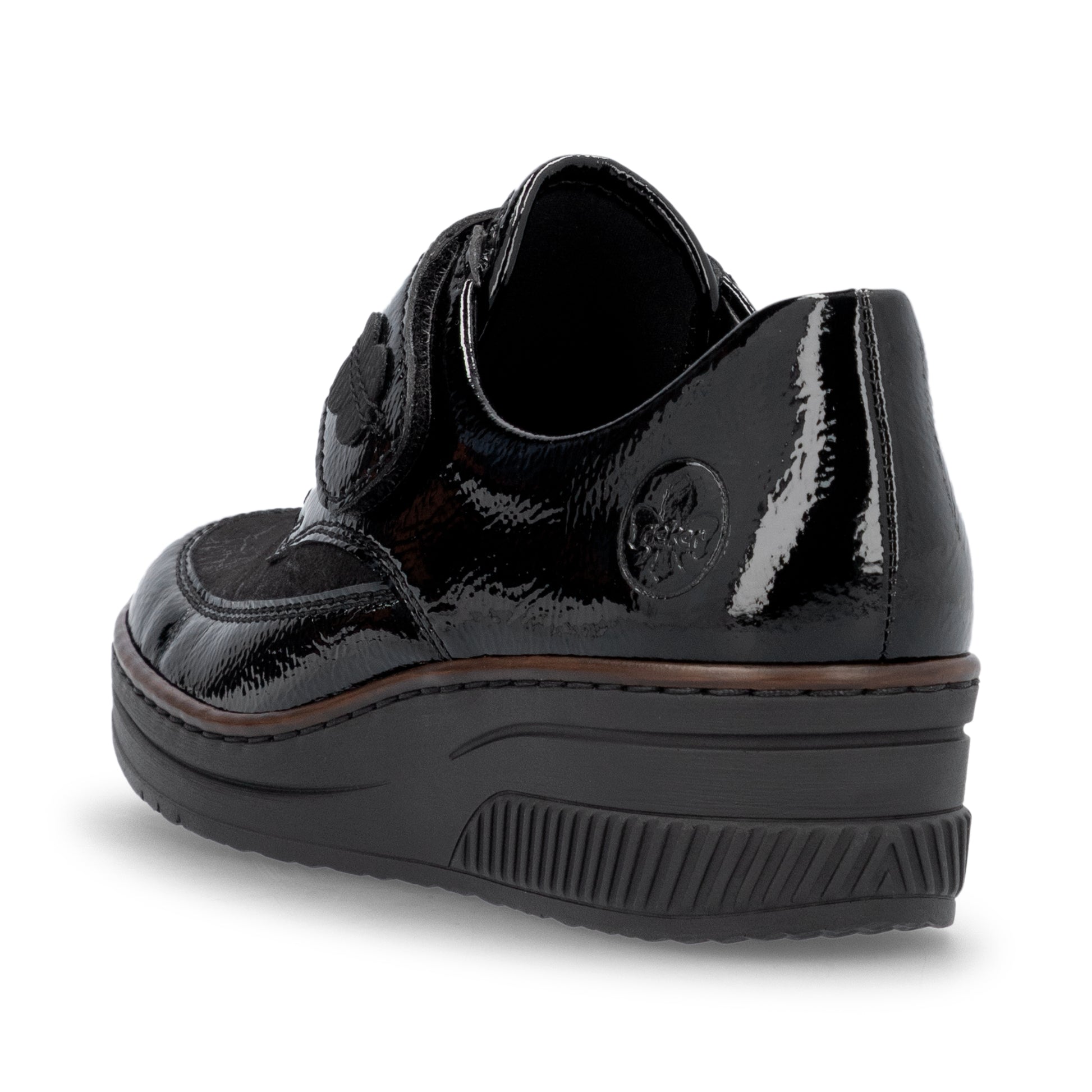 Black Hook & Loop Shoes for Women | Rieker 487C0-00
