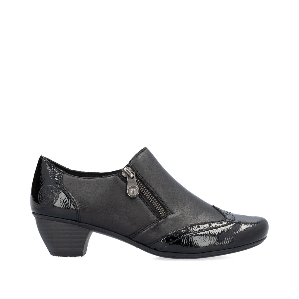 Black Zip Shoes for Women | Rieker 41757-00