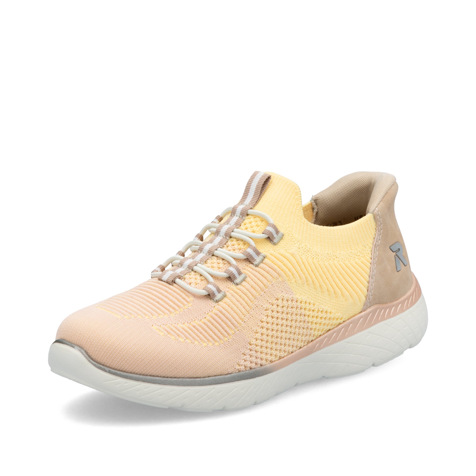 Yellow Elasticated Shoes for Women | Rieker M5066-68