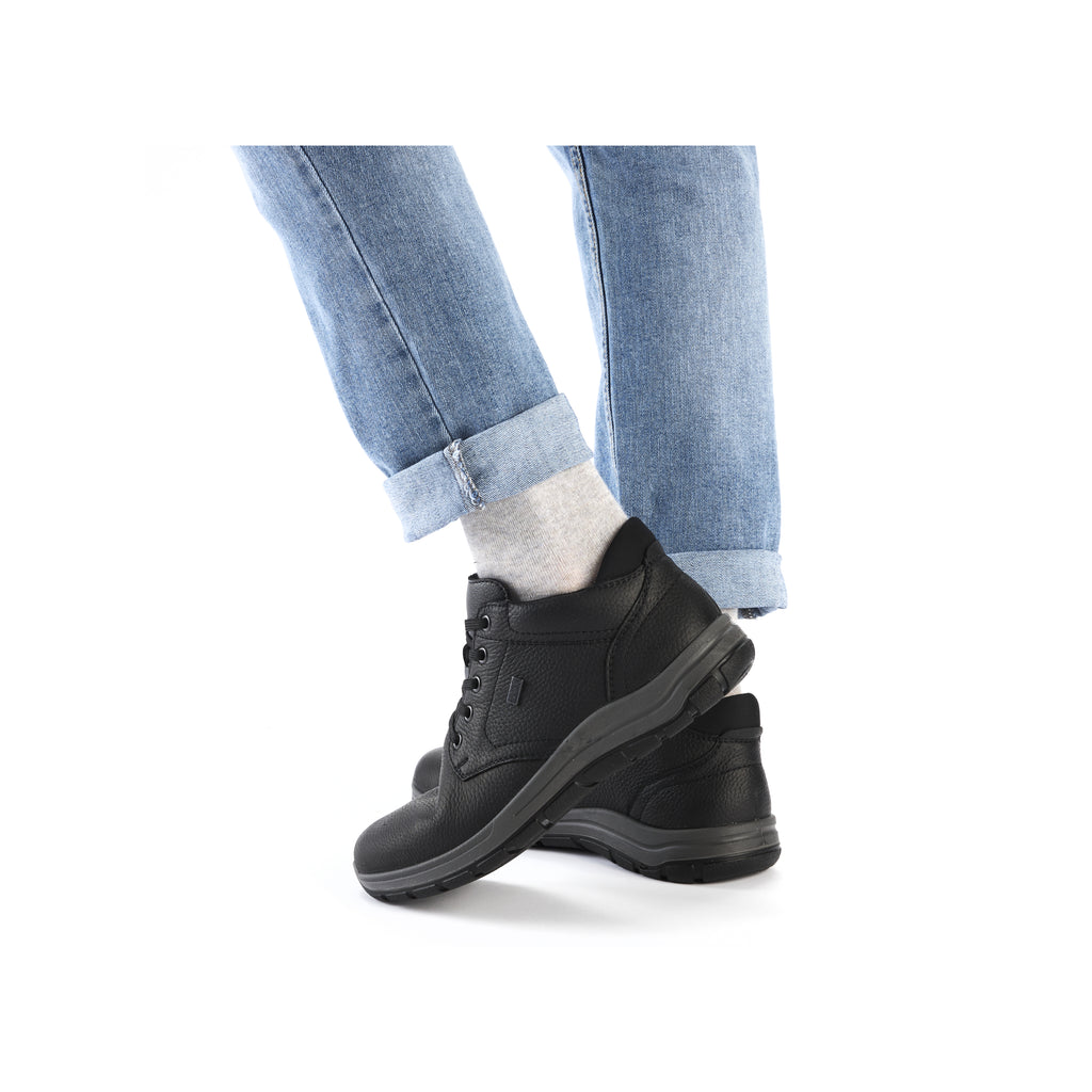 Black Zip Boots for Men | Rieker 03632-00