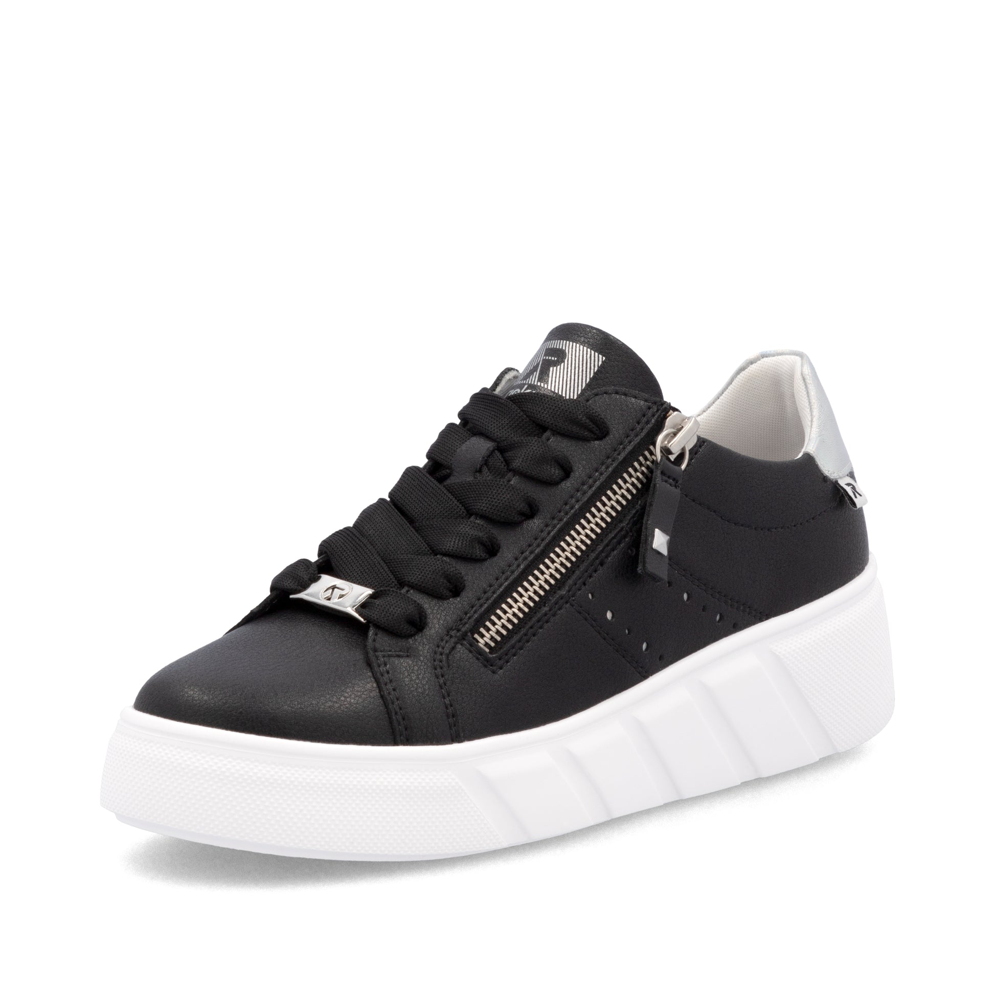 Black Zip Shoes for Women | Rieker W2605-00