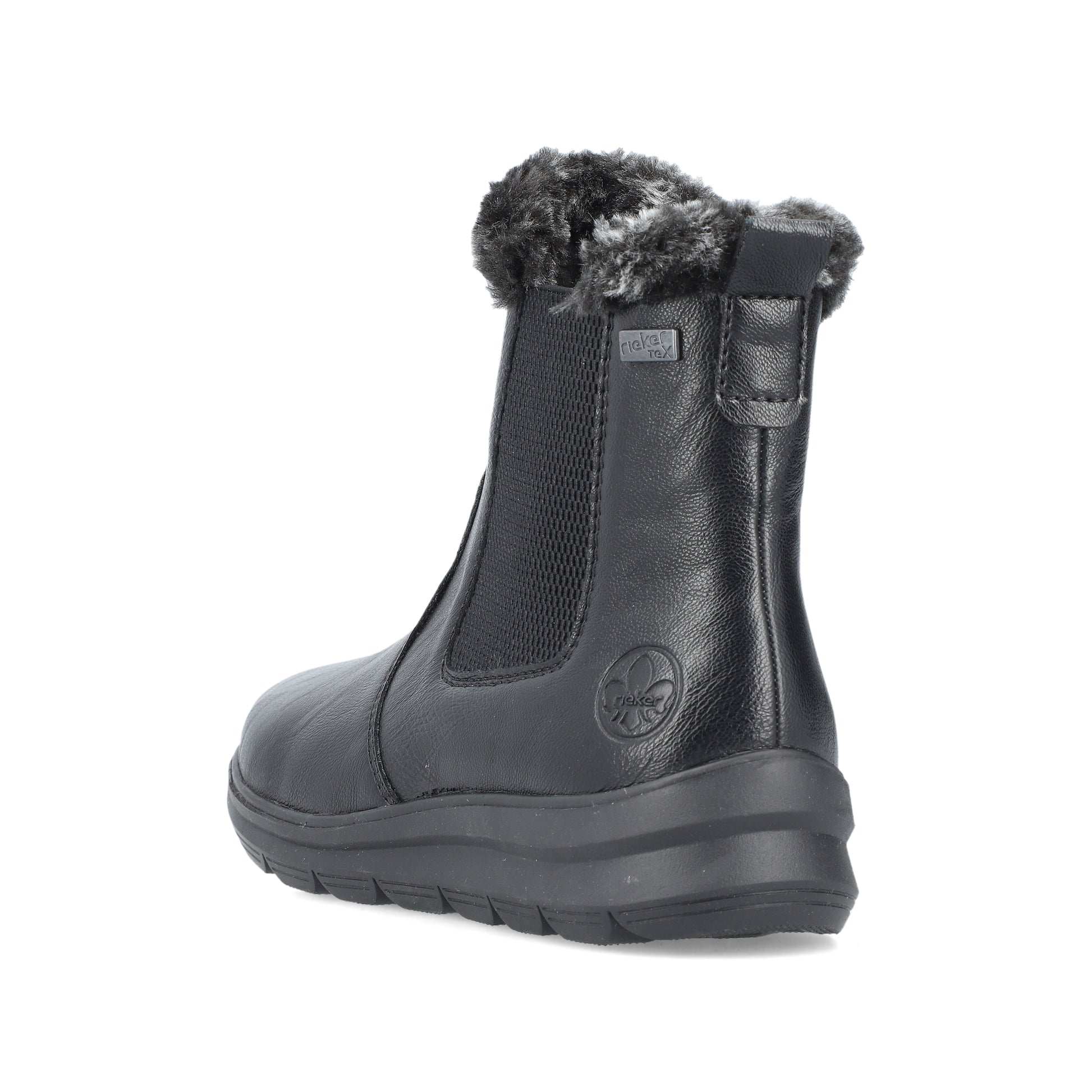 Black Zip Boots for Women | Rieker Z0061-00