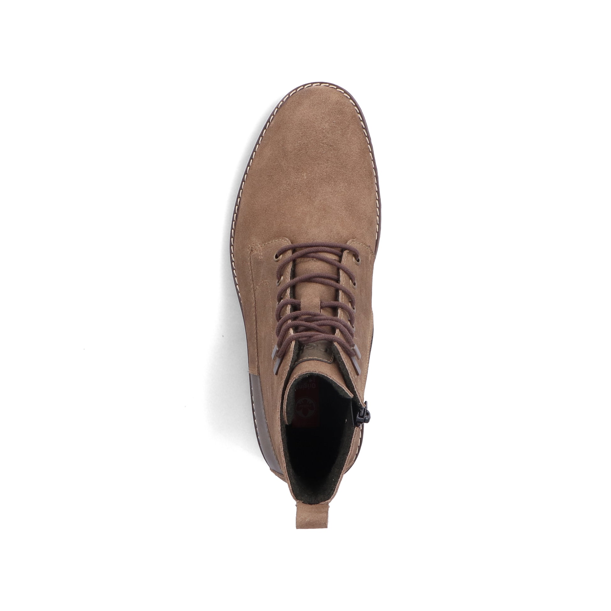 Brown Zip Boots for Men | Rieker 13730-64