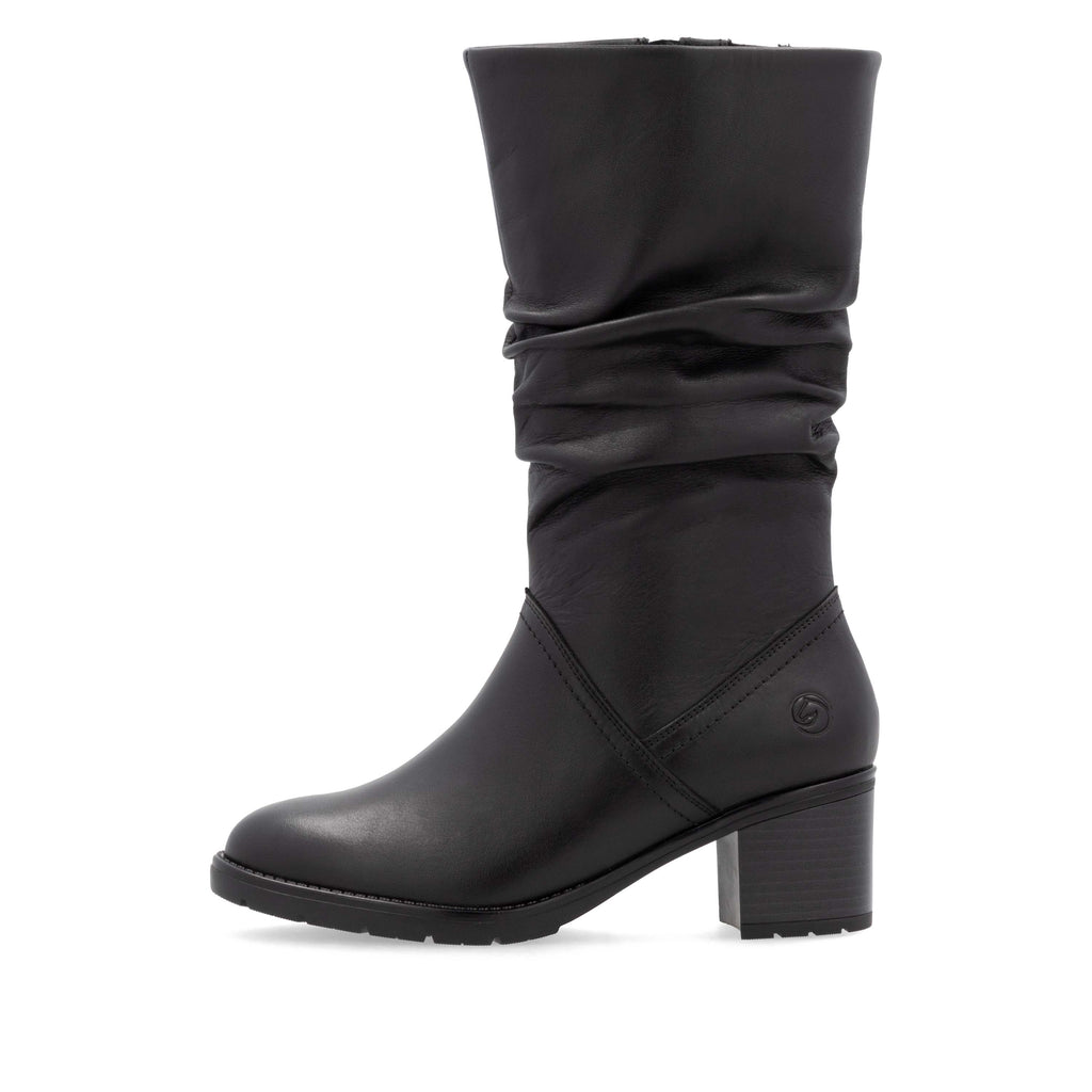 Black Zip Boots for Women | Remonte D2A70-00