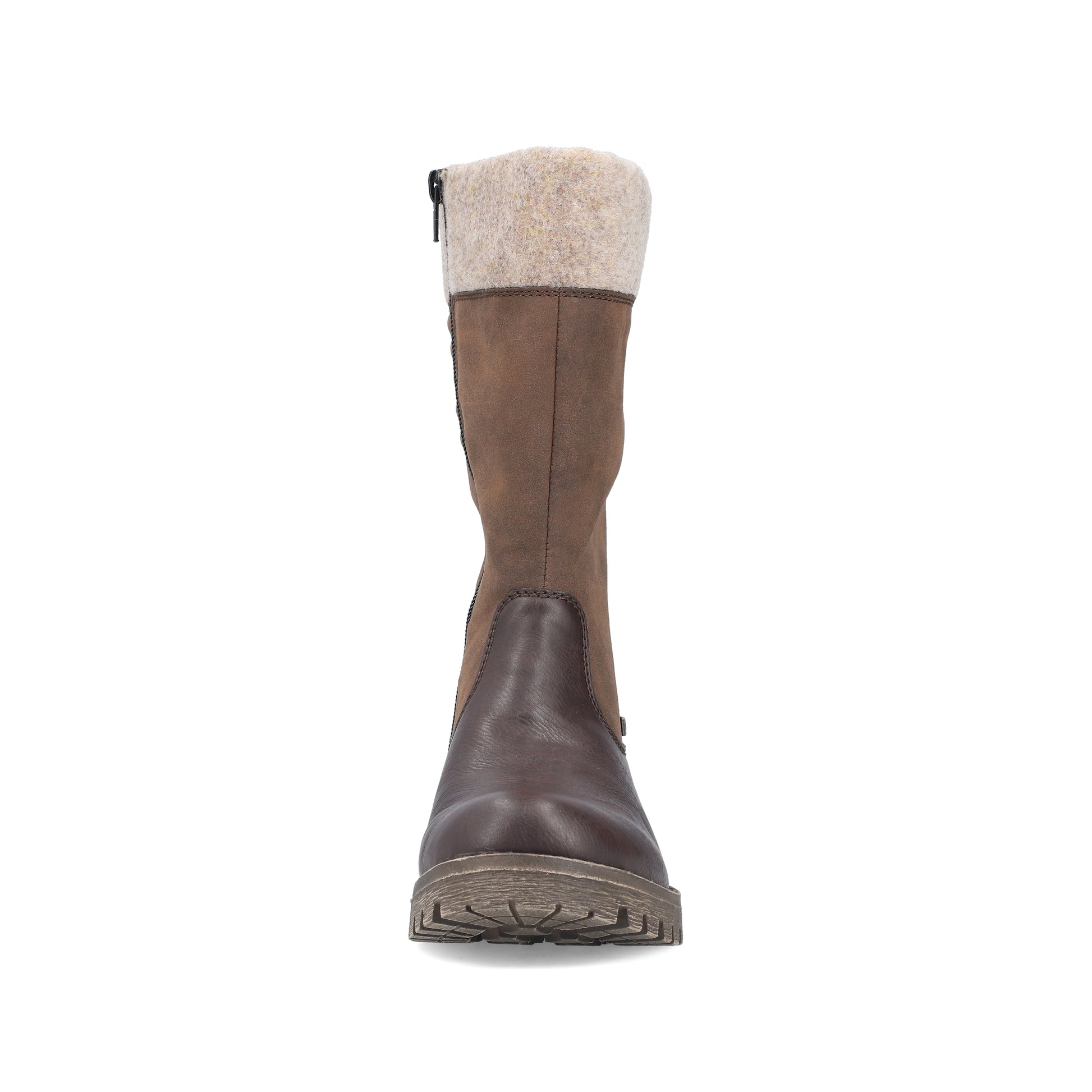 Brown Zip Boots for Women | Rieker 78585-25