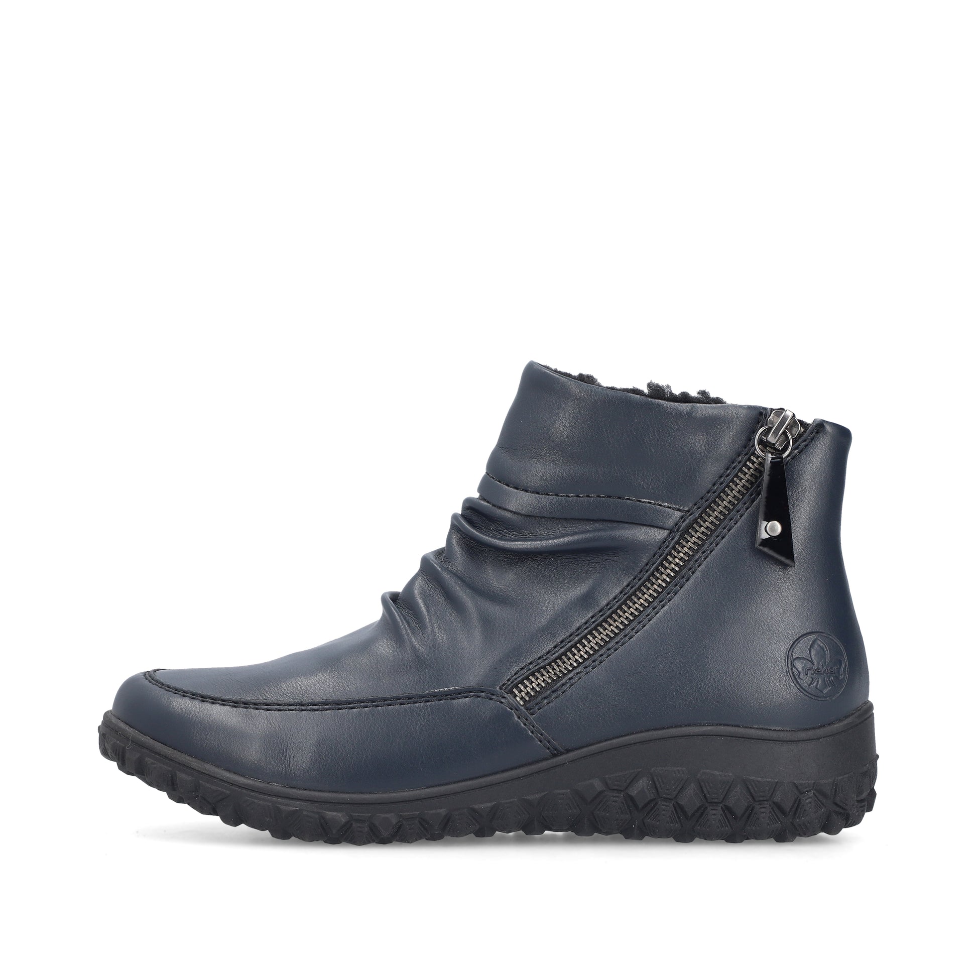 Blue Zip Boots for Women | Rieker 59585-14