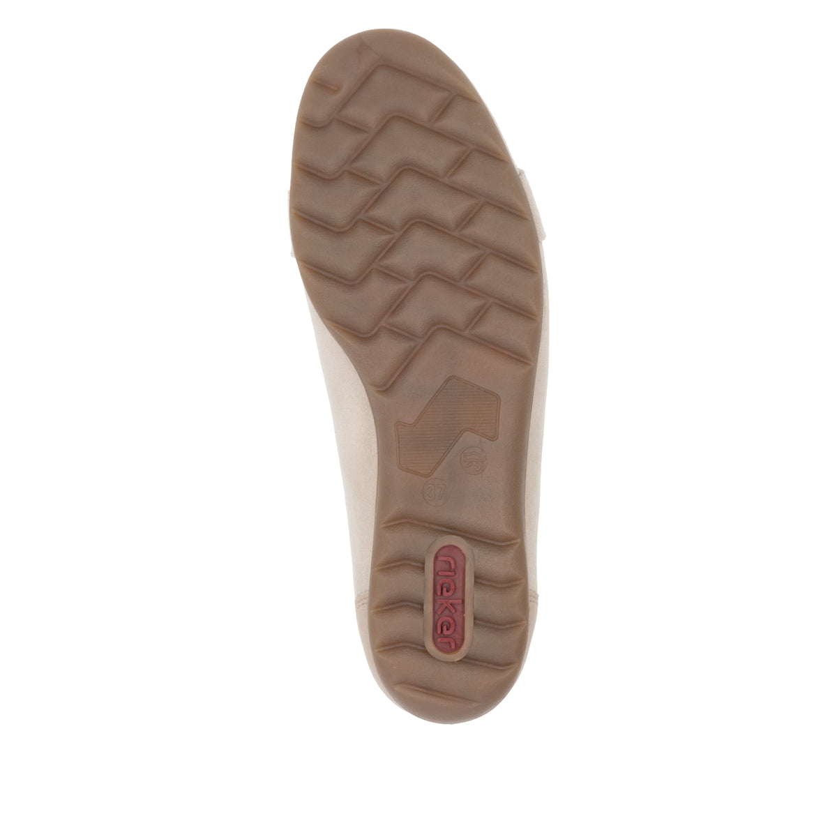 Rieker Women's Beige Ballerina Shoe | L9360-60