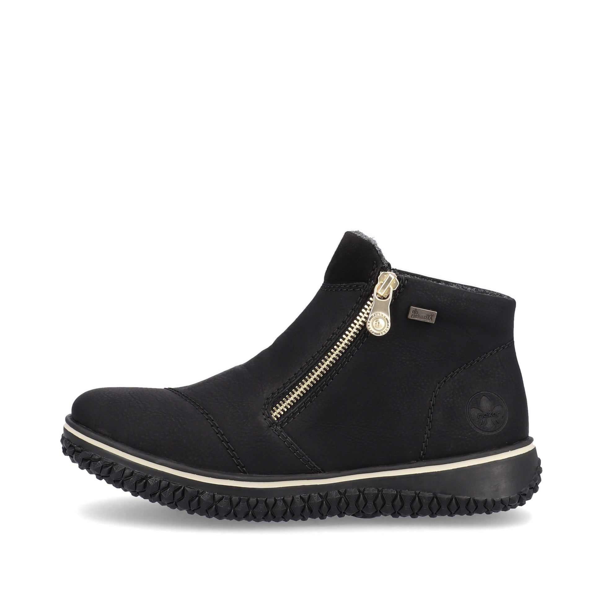 Black Zip Boots for Women | Rieker Z4265-00