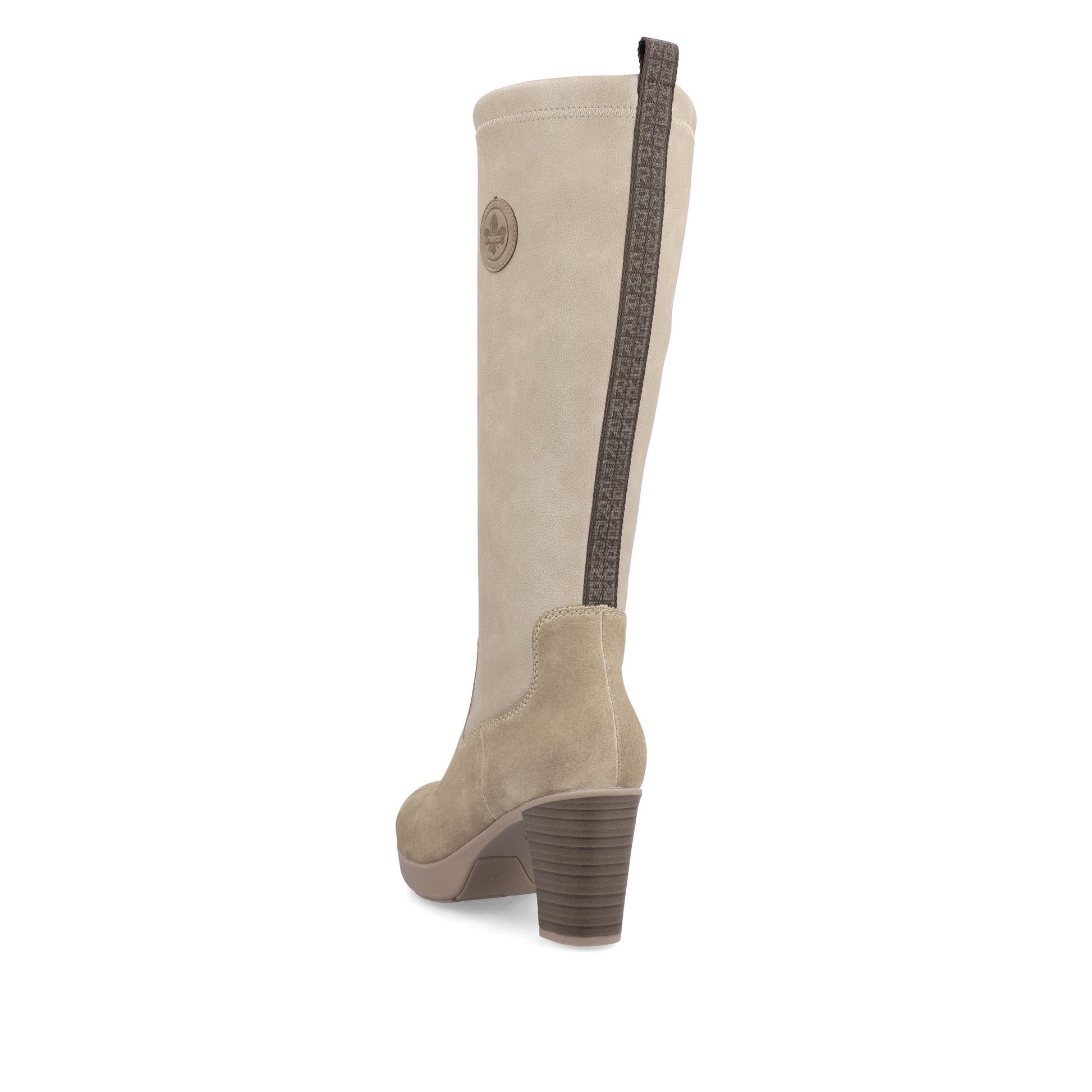 Beige Zip Boots for Women | Rieker Y2255-64