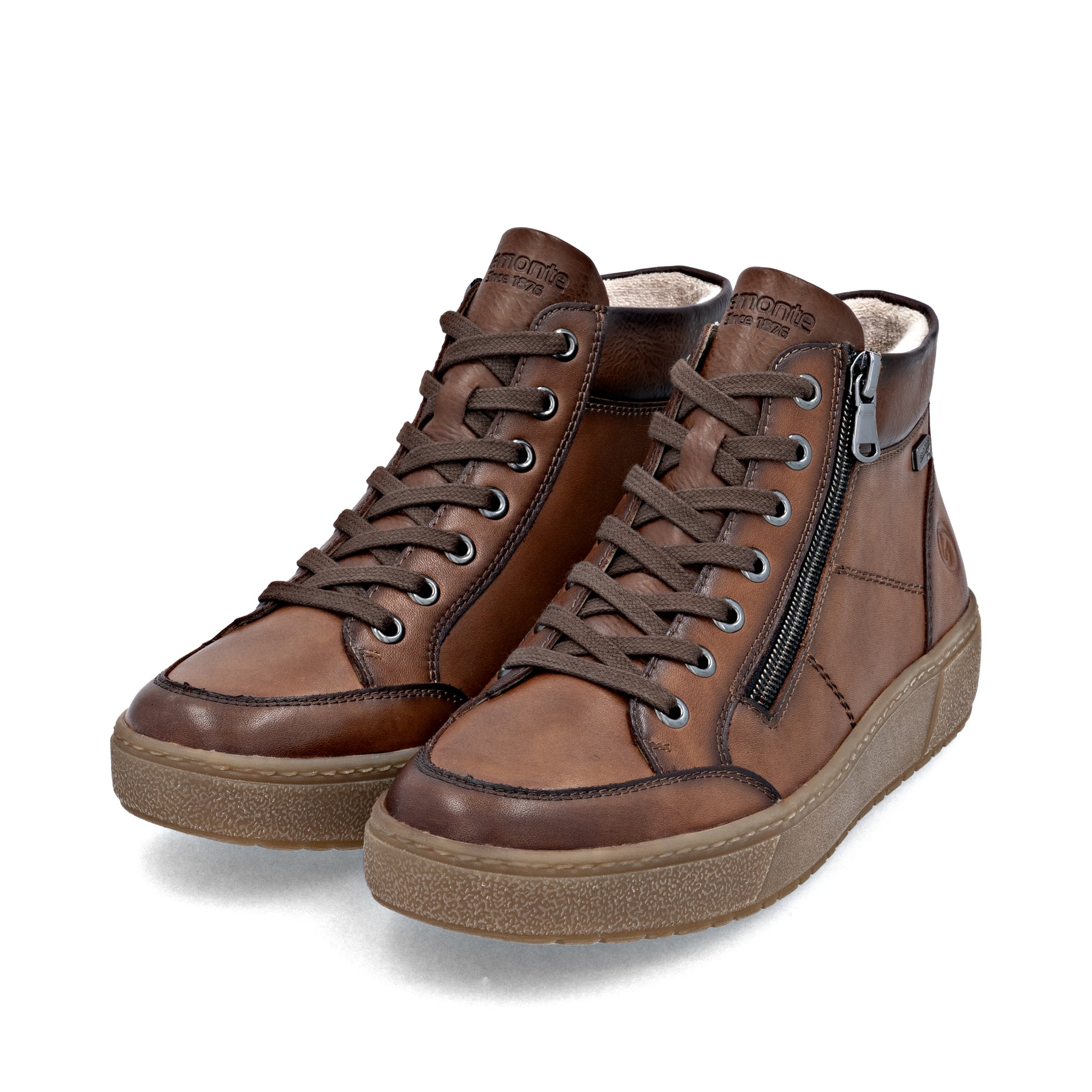 Brown Zip Boots for Women | Remonte D2T70-24